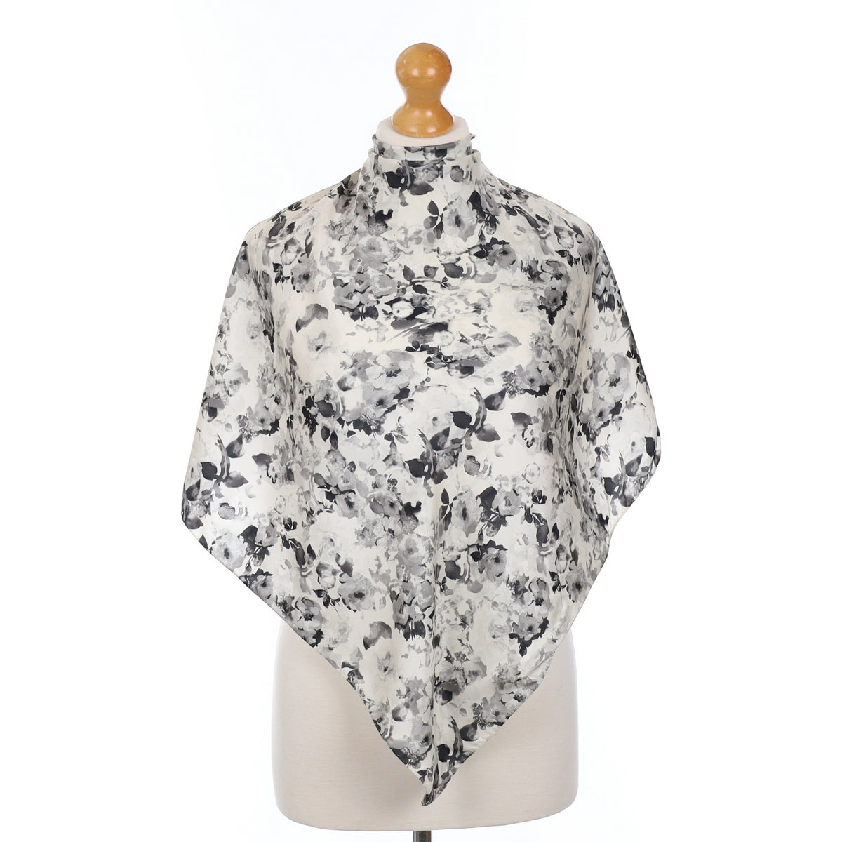 Clelia & Romy Monochrome Silk Scarf