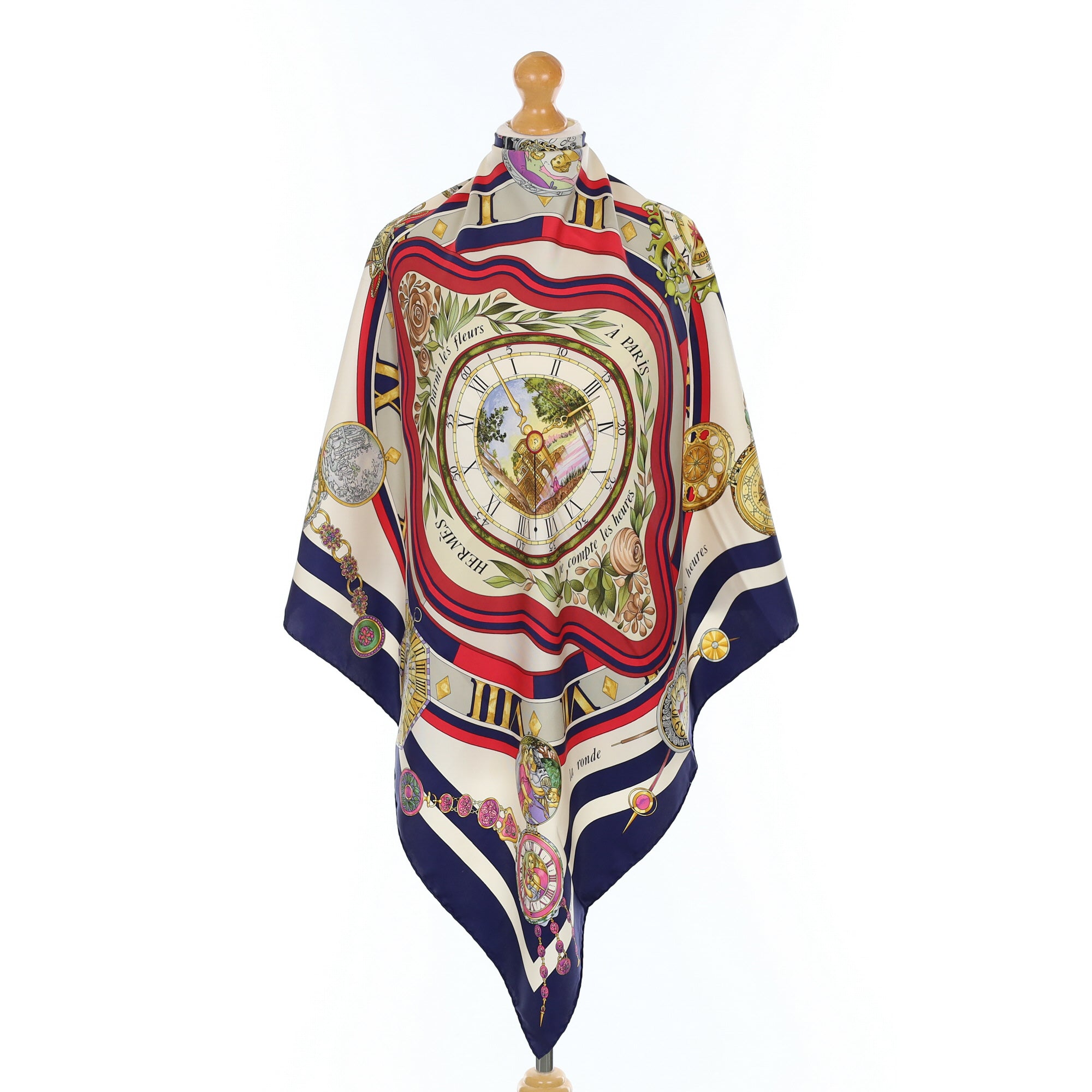 Hermès La Ronde Des Heures Silk Scarf