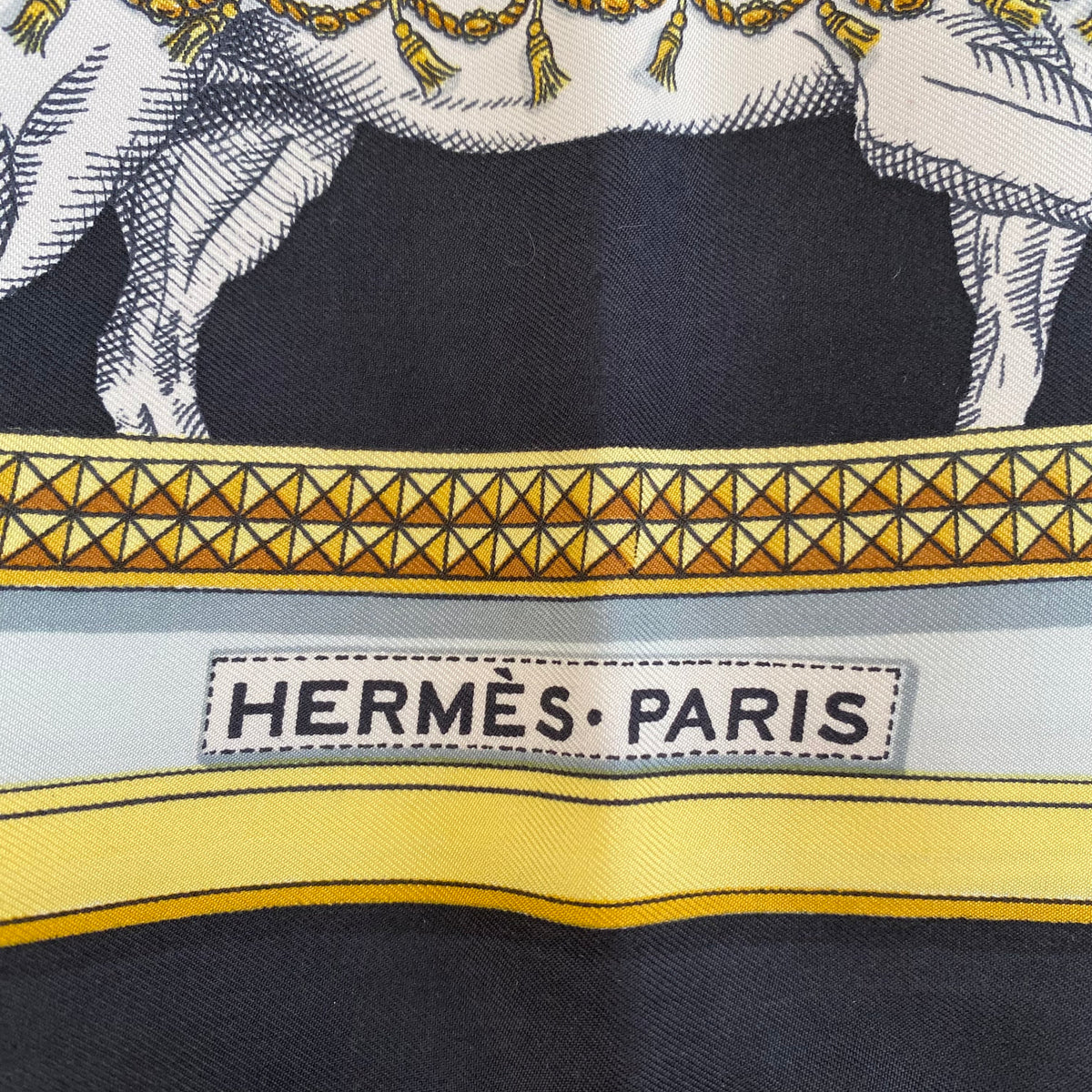 Hermès Grand Apparat Vintage Silk Scarf