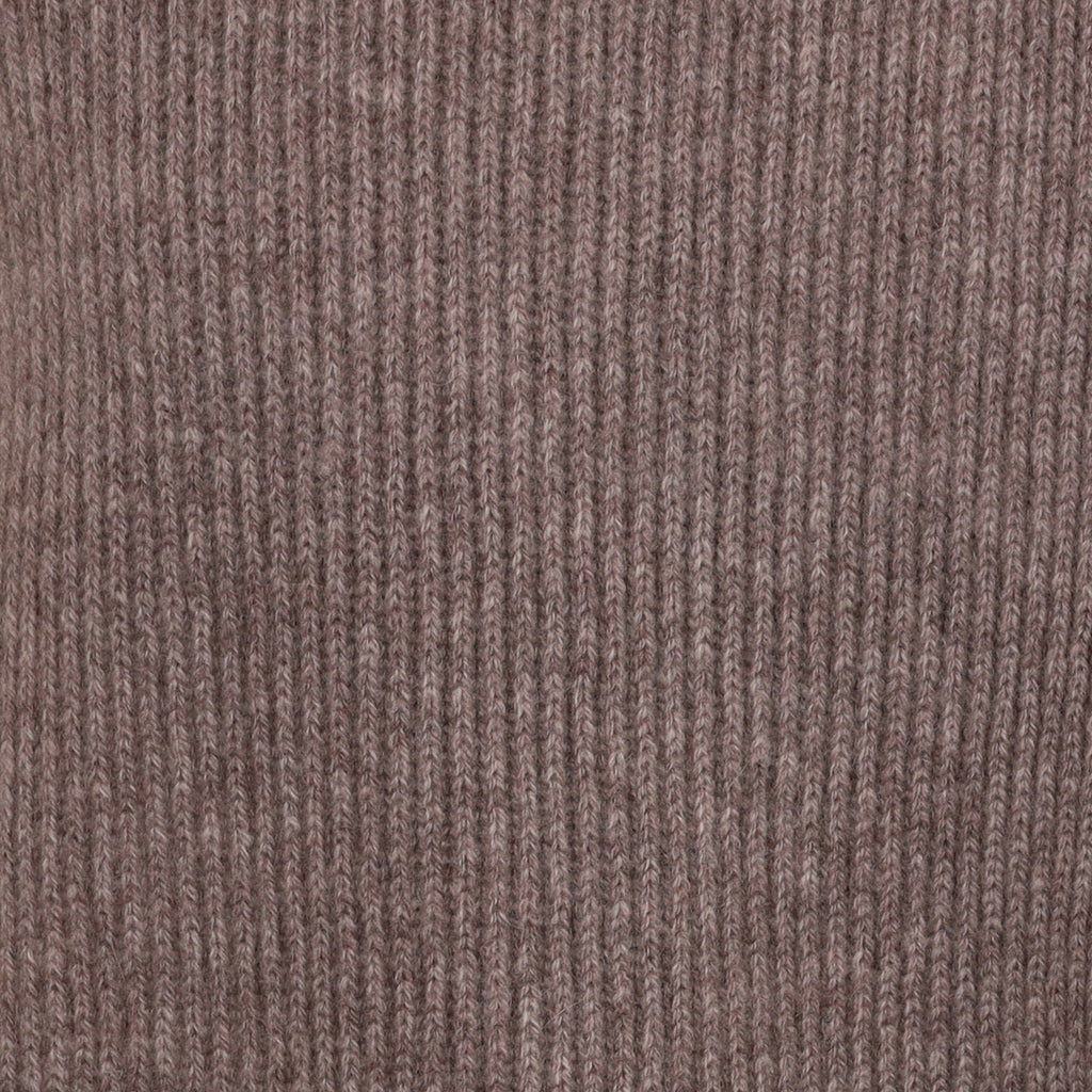 Brand New Scottish Pebble Grey Rib Cashmere Scarf