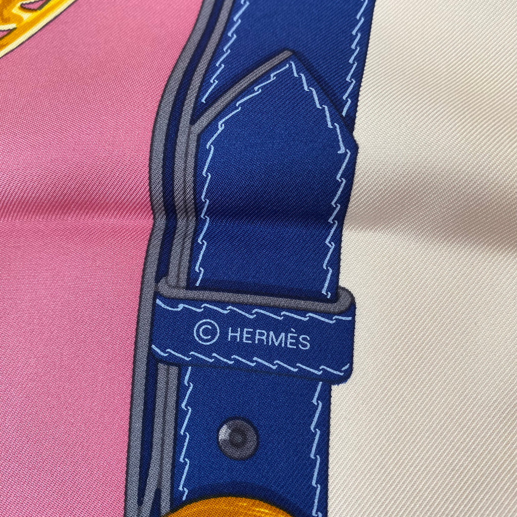 Hermès Cuivreries Silk Scarf
