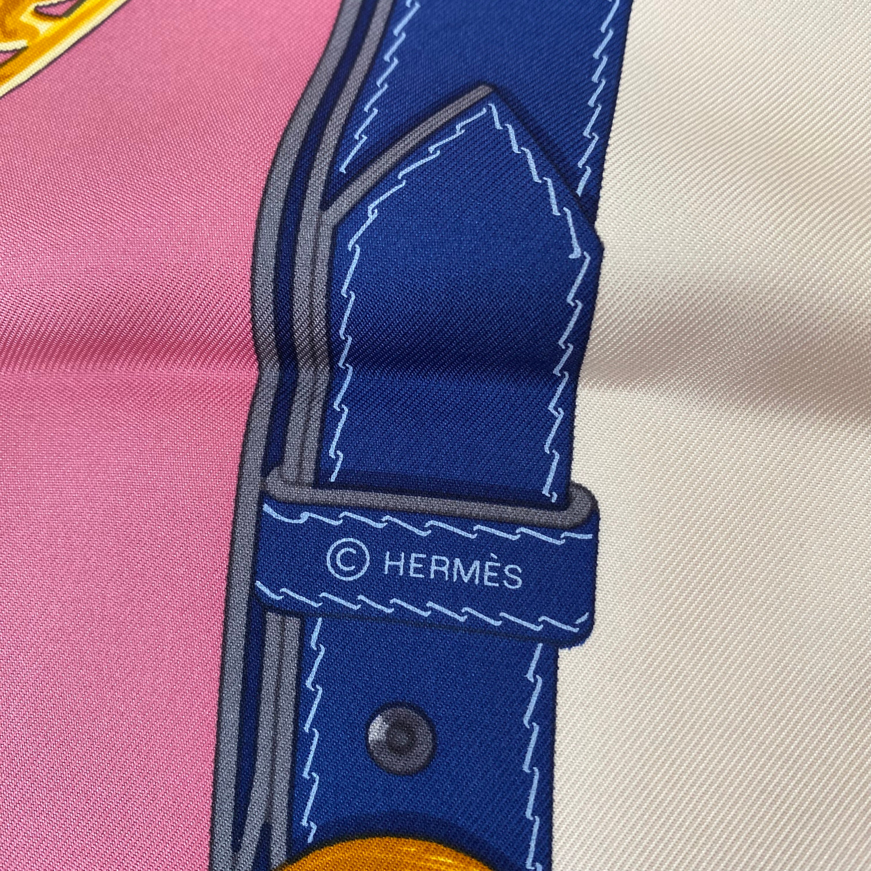 Hermès Cuivreries Silk Scarf
