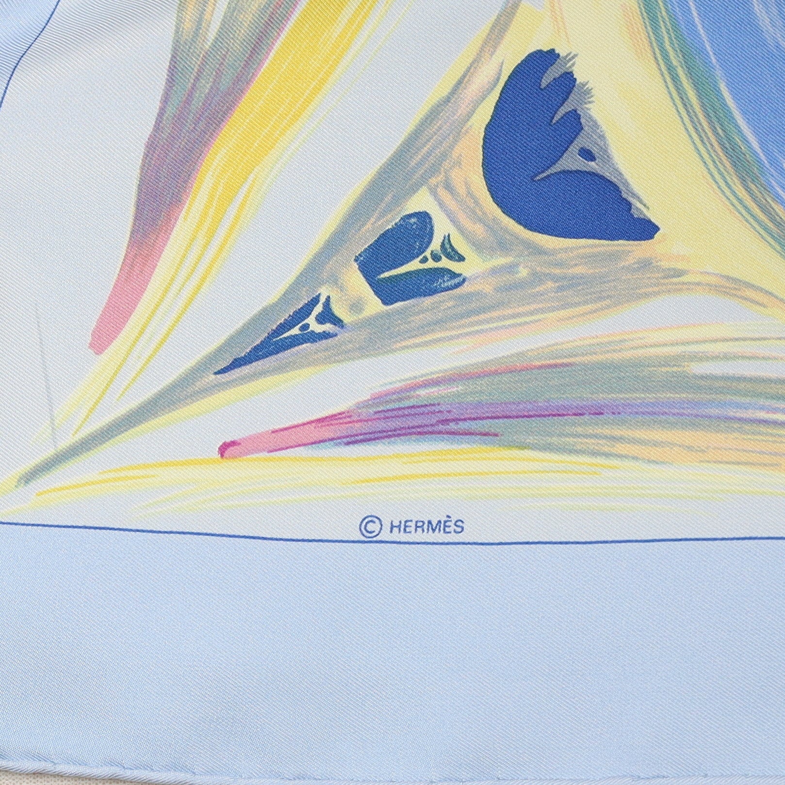 Hermès La Tour Eiffel S’envole Silk Scarf Quite Rare