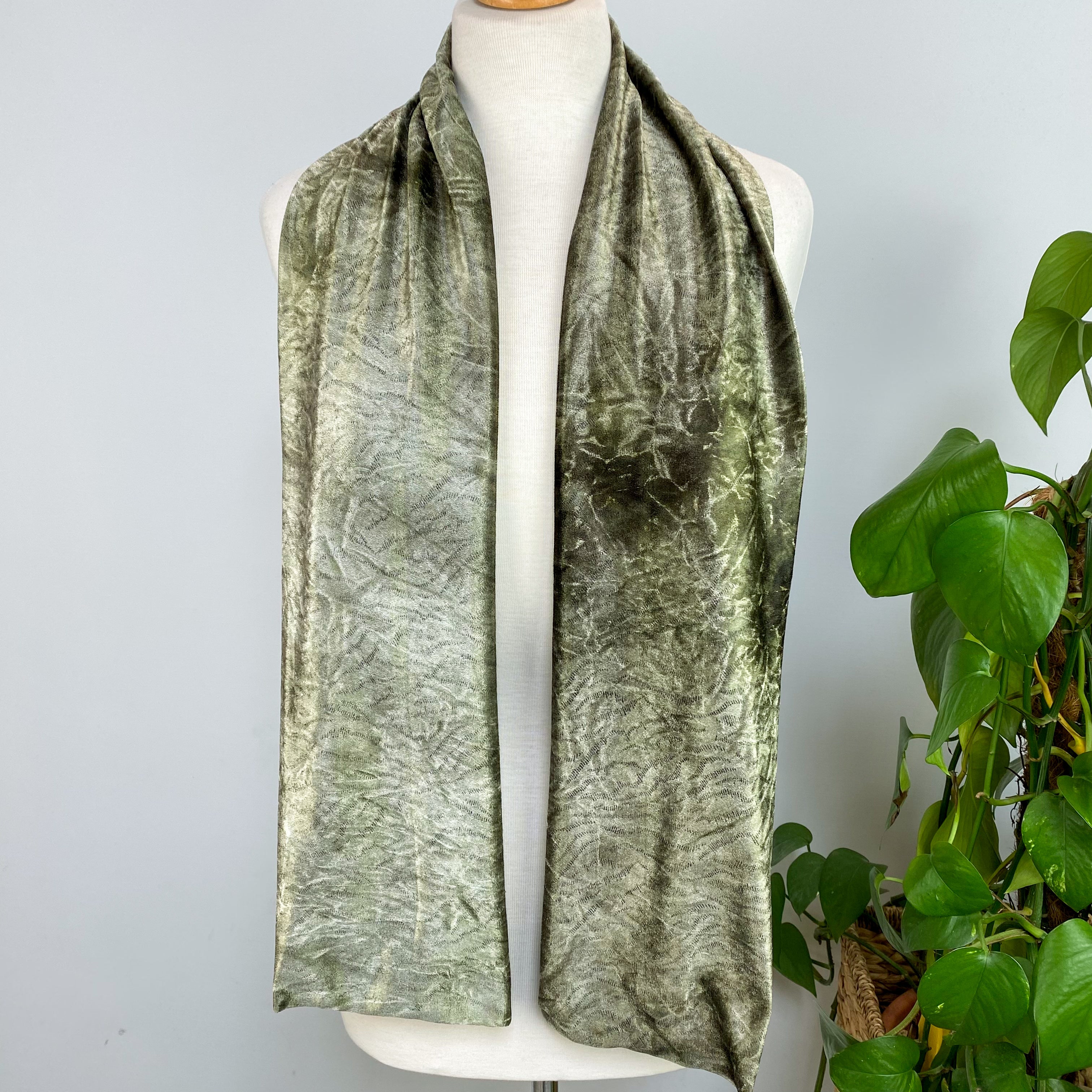 Vintage Jaeger Crushed Silk Scarf