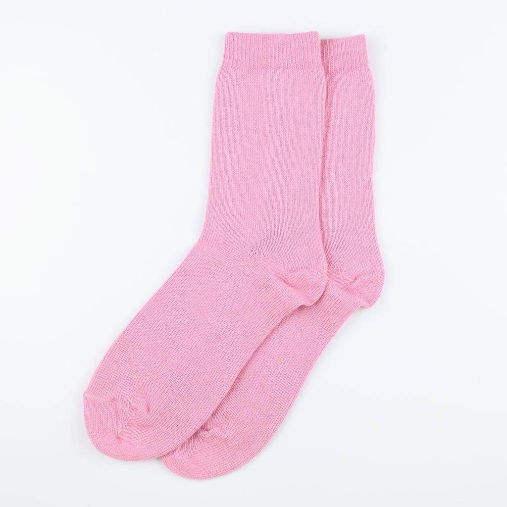 Brand New Scottish Antique Rose Ladies Cashmere Every Day Socks
