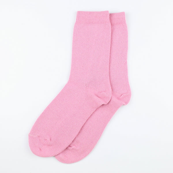 Brand New Scottish Antique Rose Ladies Cashmere Every Day Socks