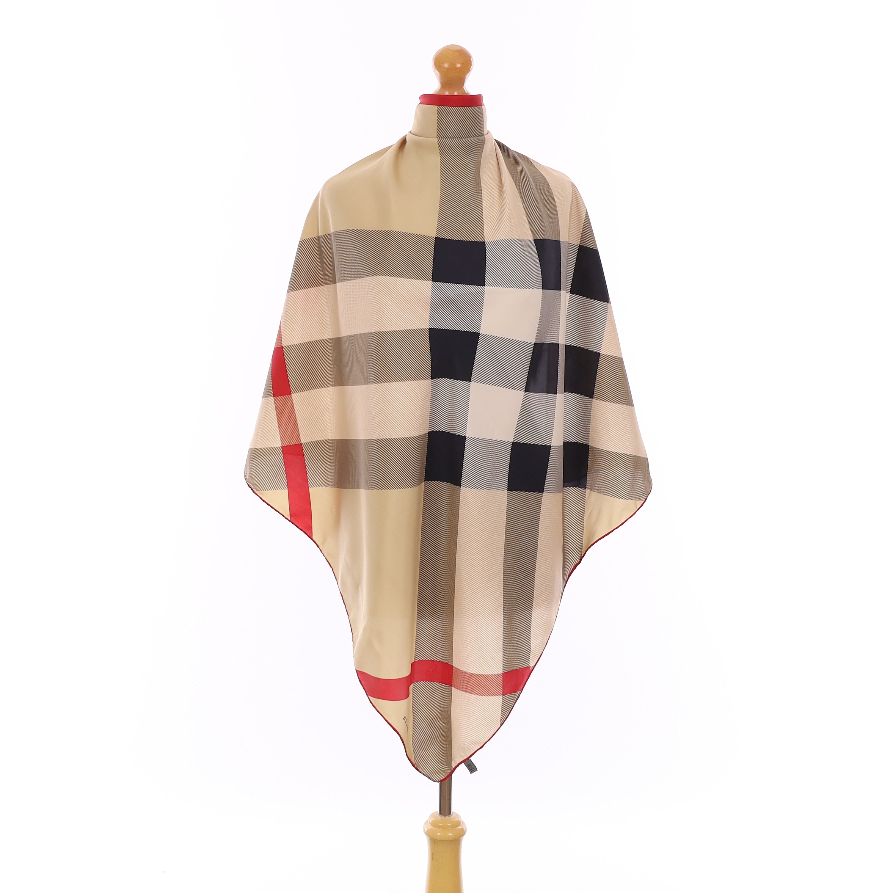 Burberry Tartan Silk Scarf