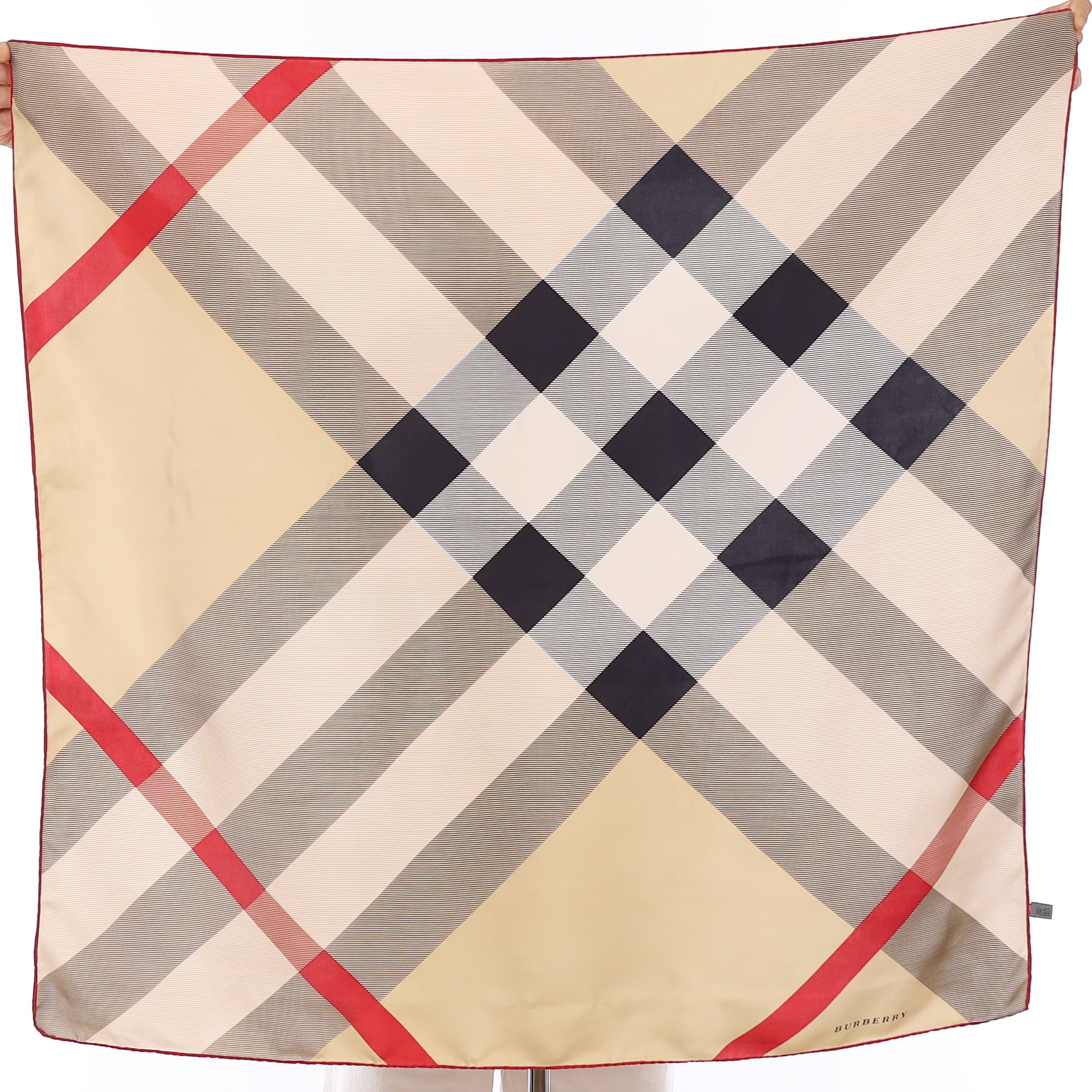 Burberry Tartan Silk Scarf