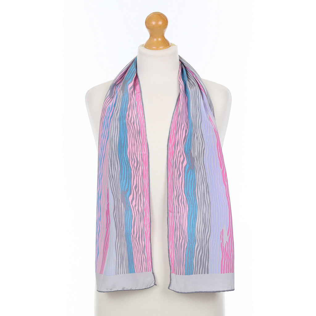 Ostinelli Striped Vintage Silk Scarf