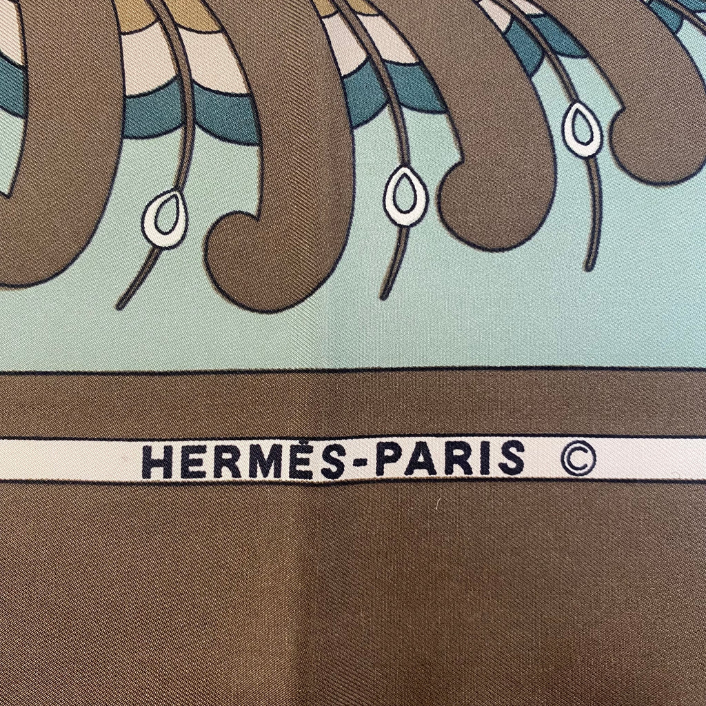 Hermès Skyros Silk Scarf