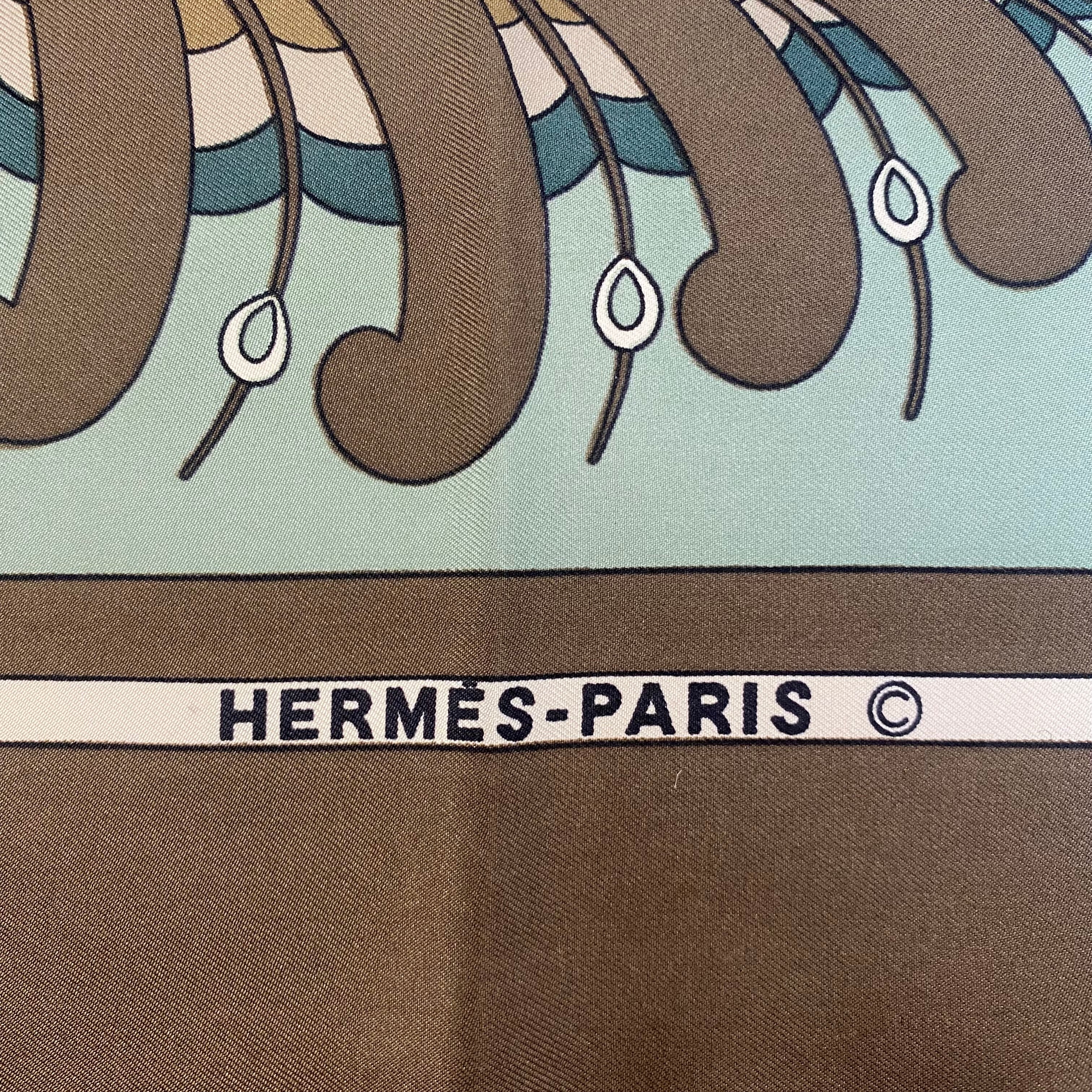 Hermès Skyros Silk Scarf