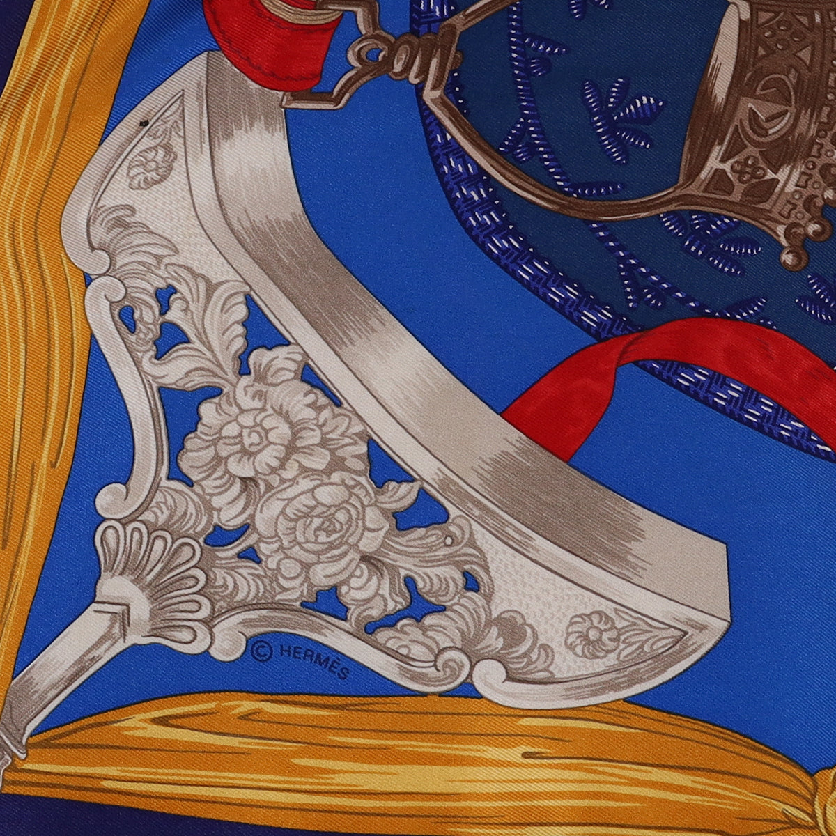 Hermès Etriers Silk Scarf