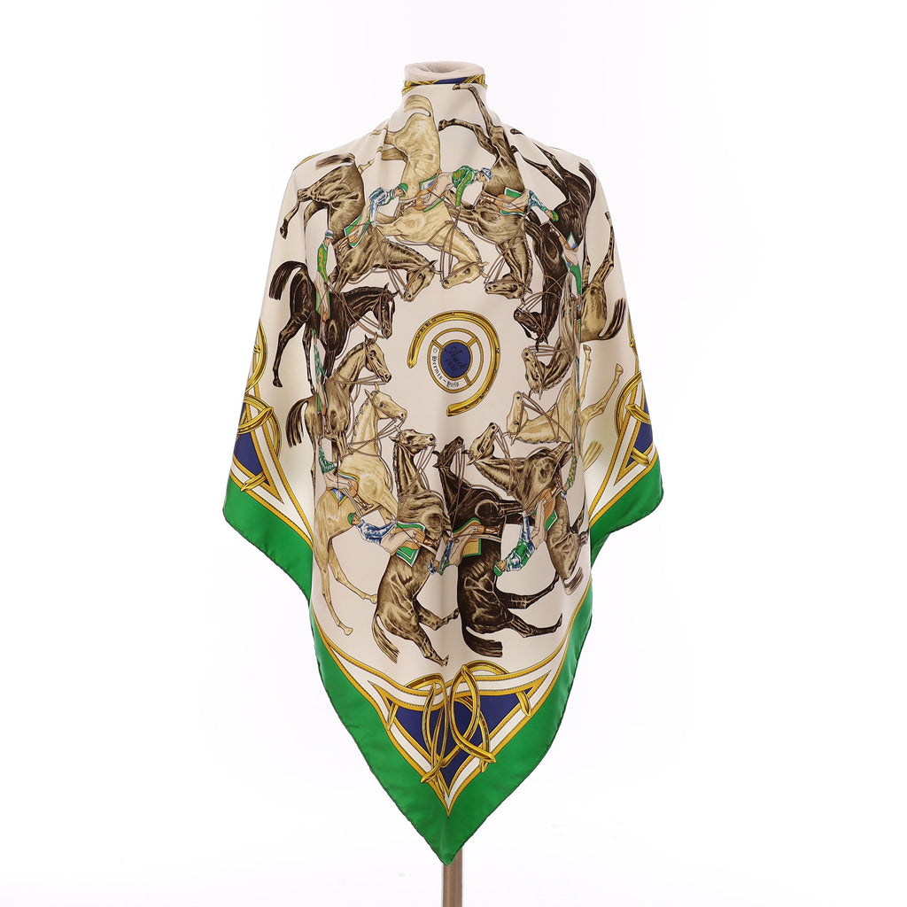 Hermès Ascot 1831 Silk Scarf Rare