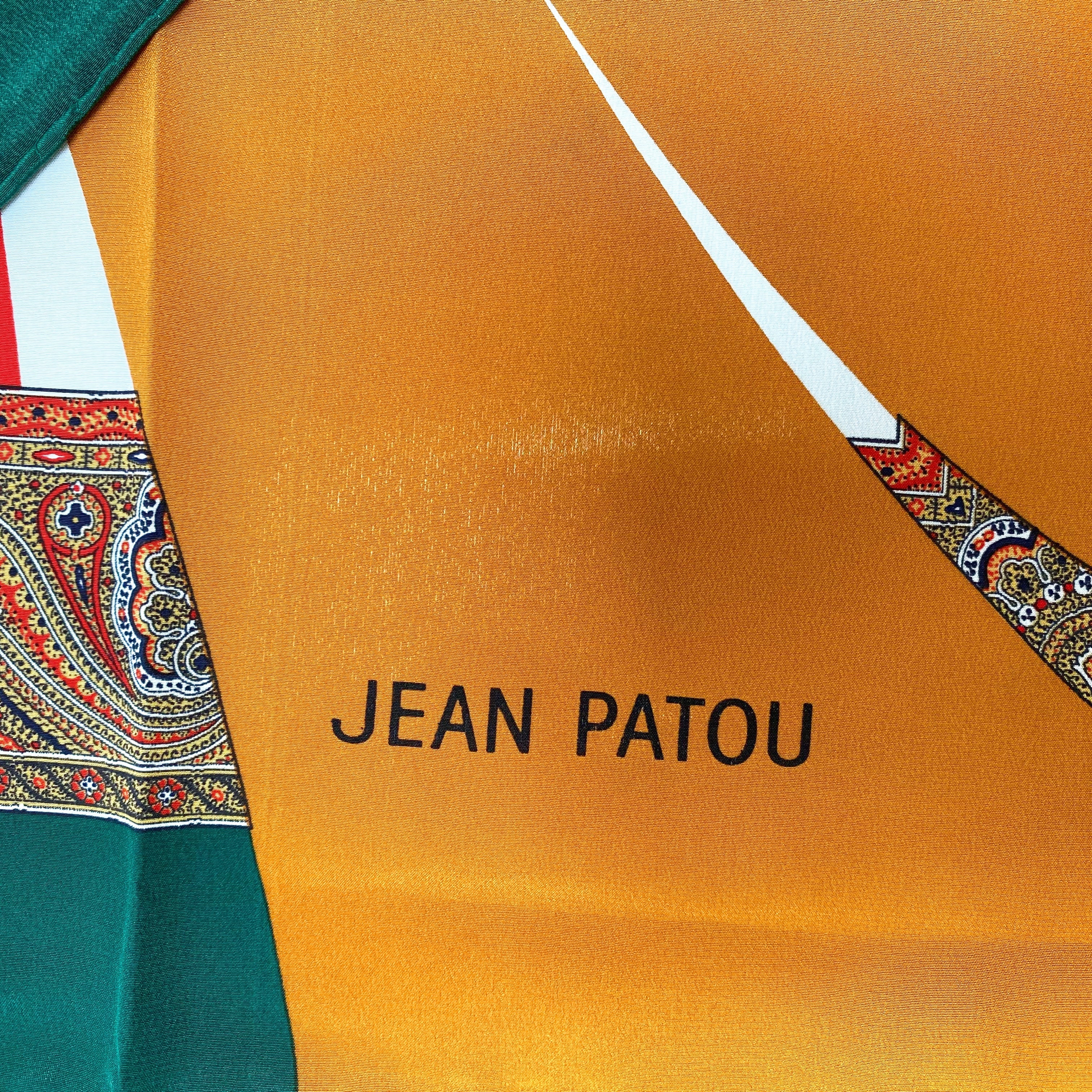 Brand New Jean Patou Designer Silk Scarf