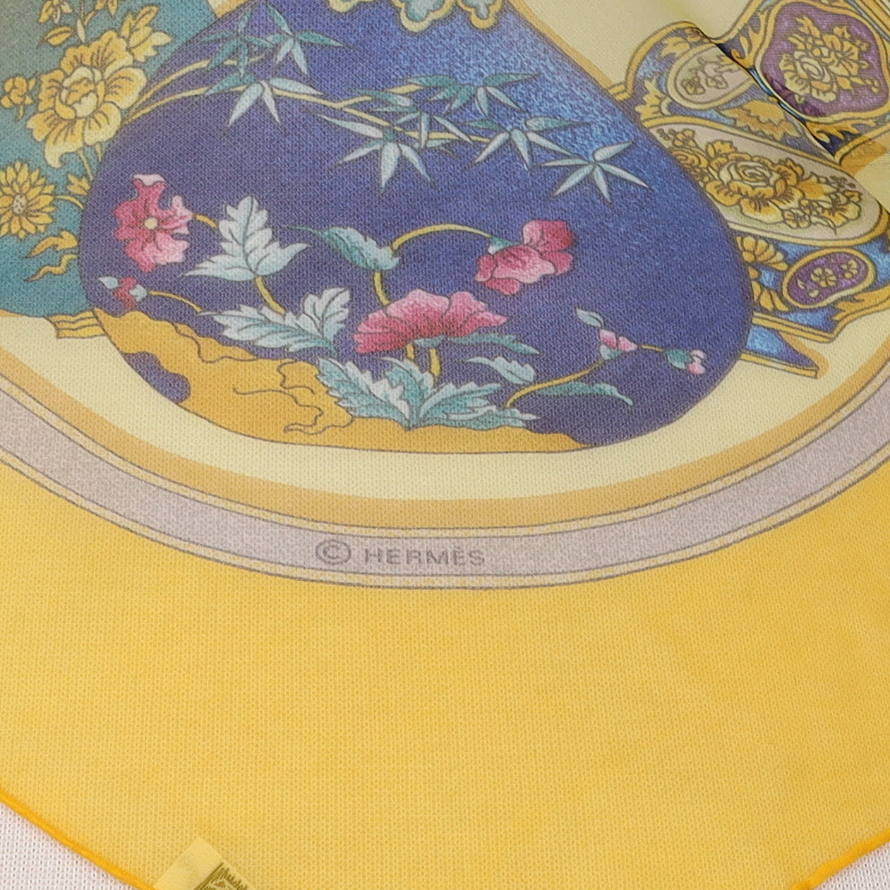 Brand New Hermès Qu’ Importe le Flacon Mousseline Silk Scarf