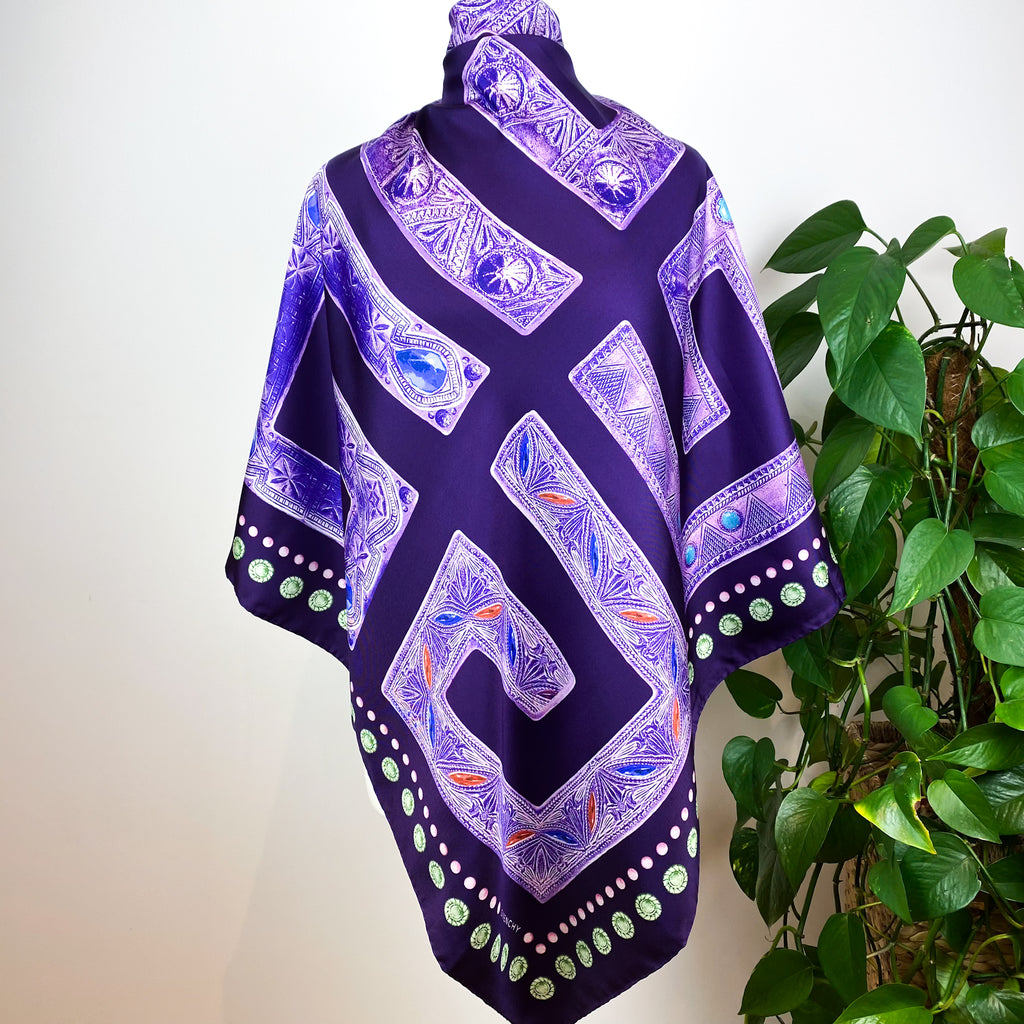 Brand New Givenchy Designer Vintage Silk Scarf