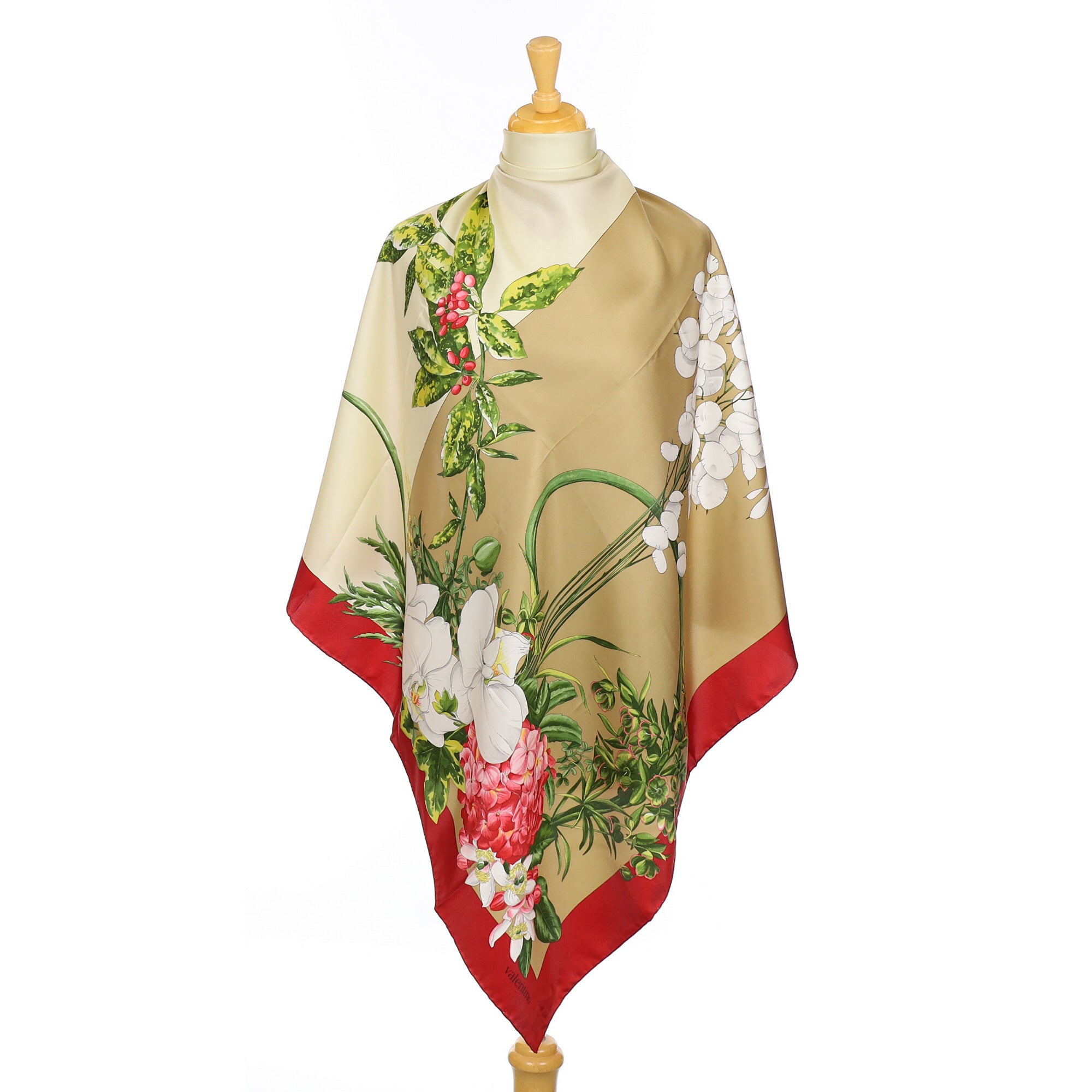 Brand New Valentino Vintage Silk Scarf