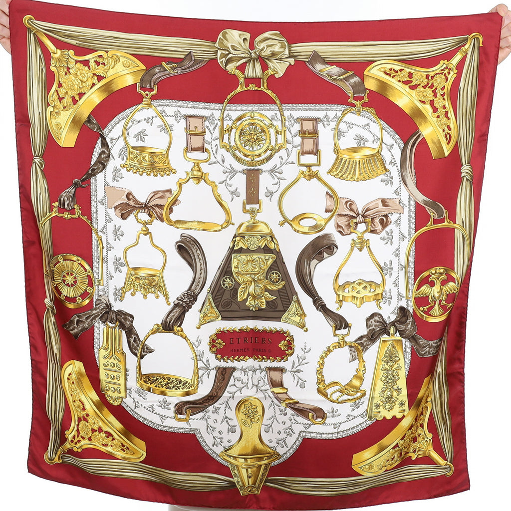 Hermès Etriers Silk Scarf