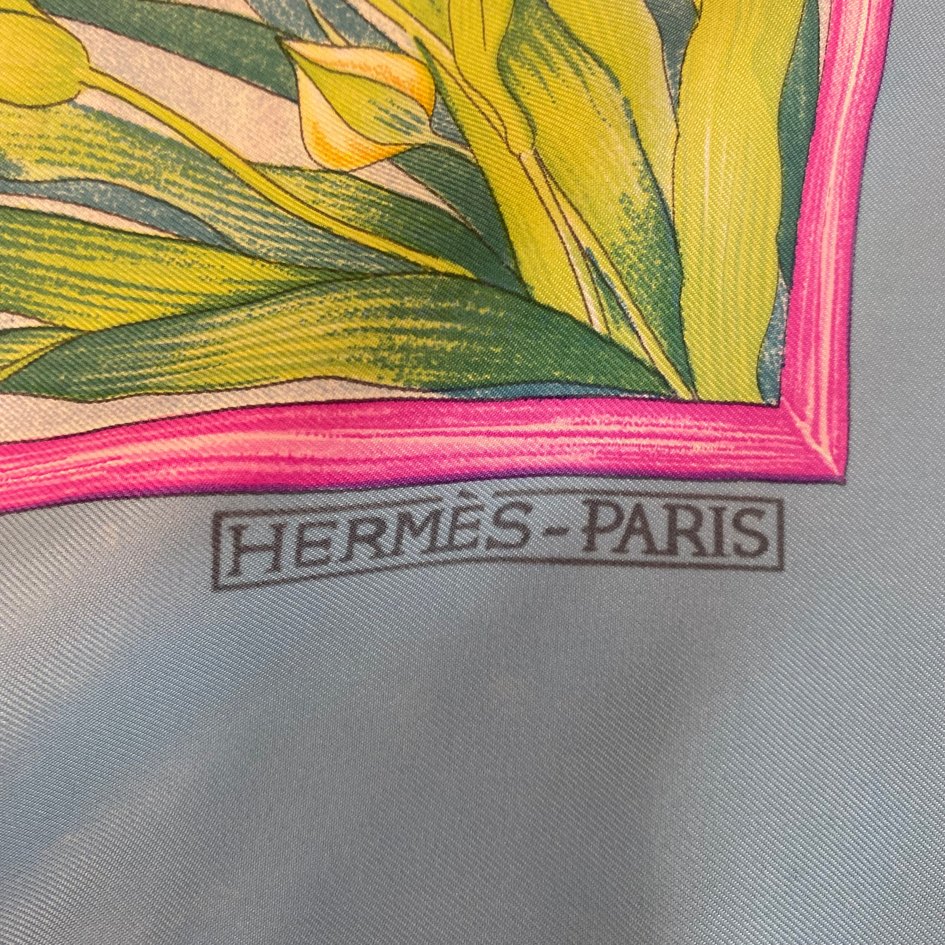 Hermès Giverny Silk Scarf Quite Rare