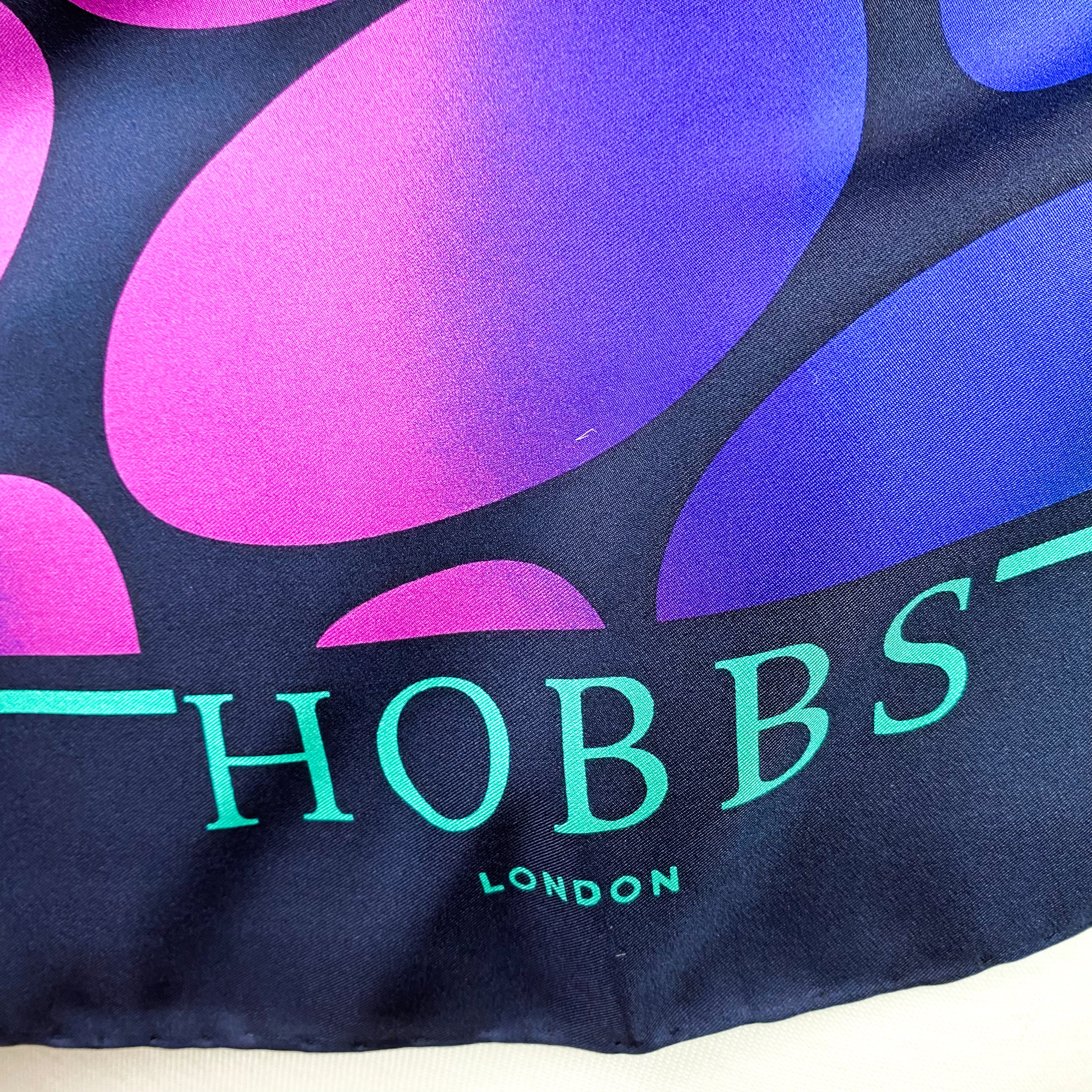 Colourful Circle Design Hobbs Silk Scarf