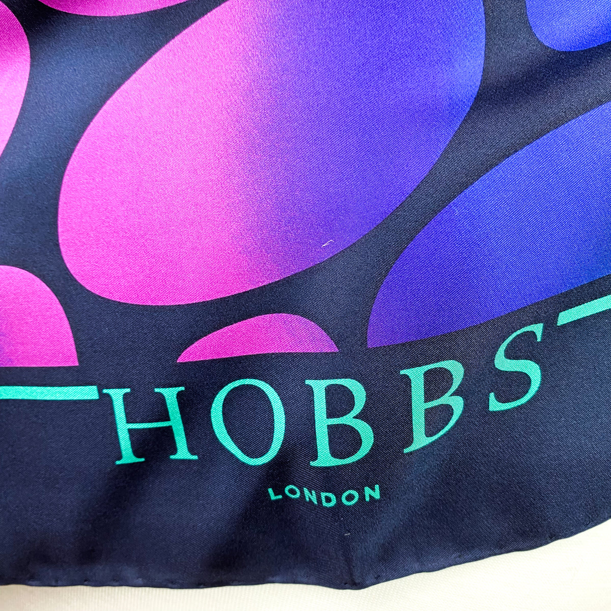 Colourful Circle Design Hobbs Silk Scarf
