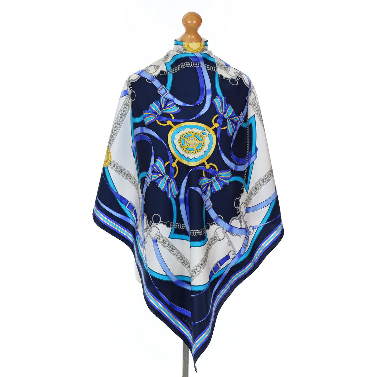 Brand New E.Marinella Designer Silk Scarf