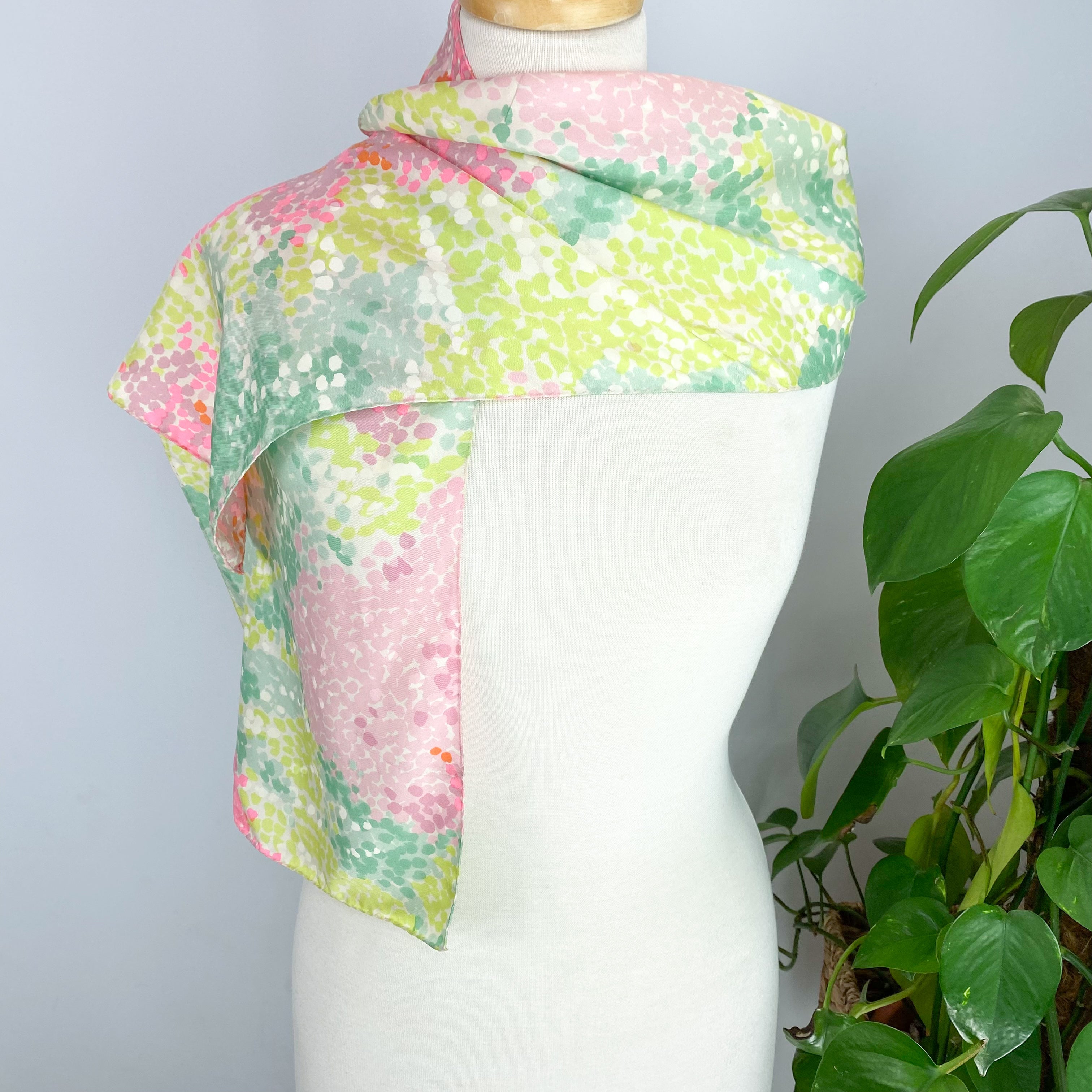 Nordstrom Abstract Vintage Silk Scarf