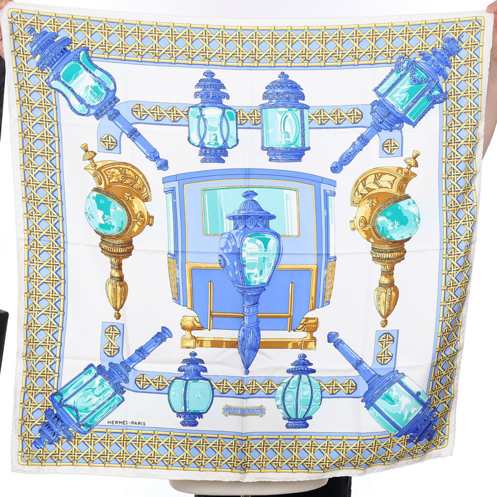 Hermès Feux de Route Silk Scarf