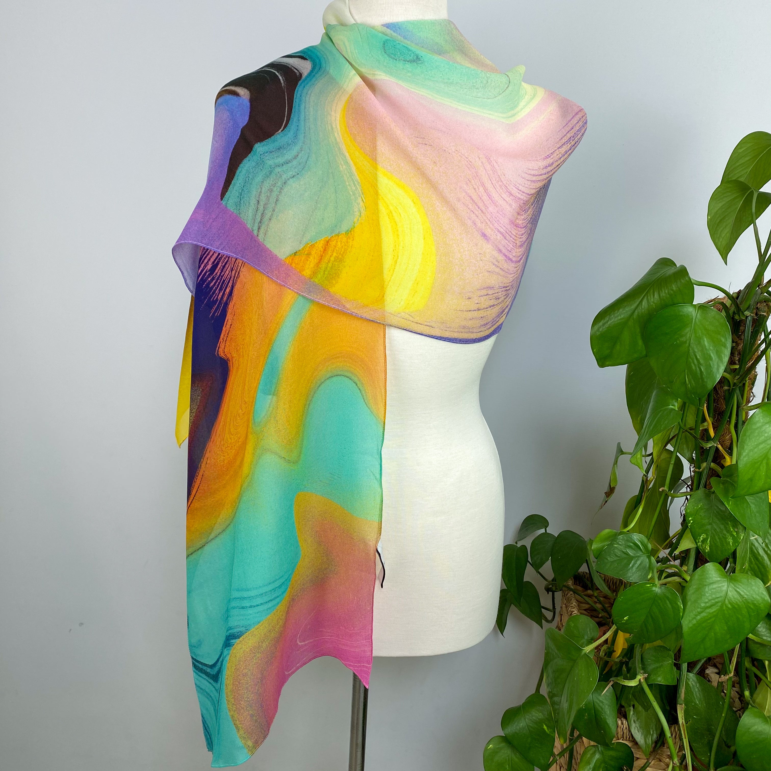 Josh Goot Crêpe Silk Scarf