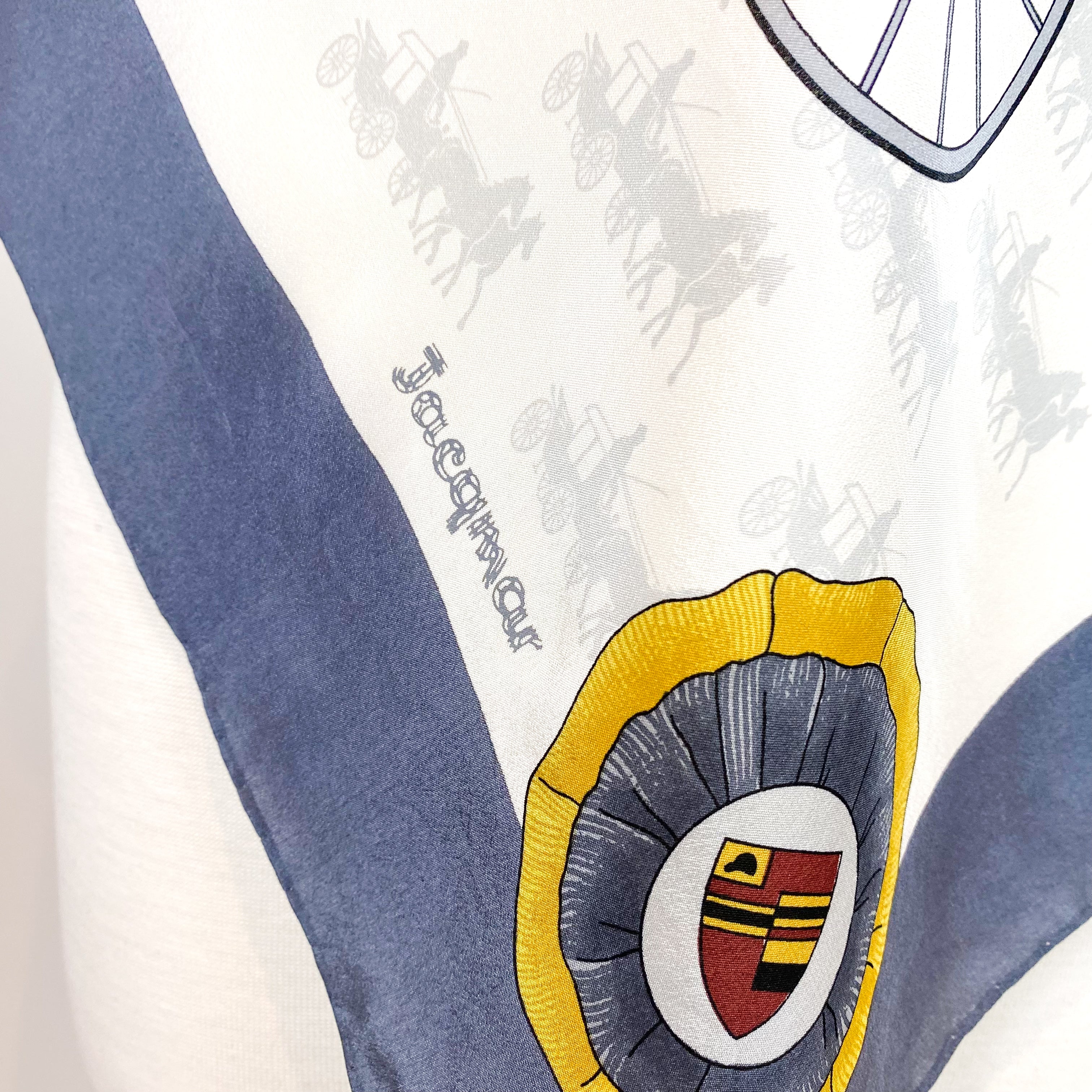 Jacqmar Equestrian Italian Silk Scarf