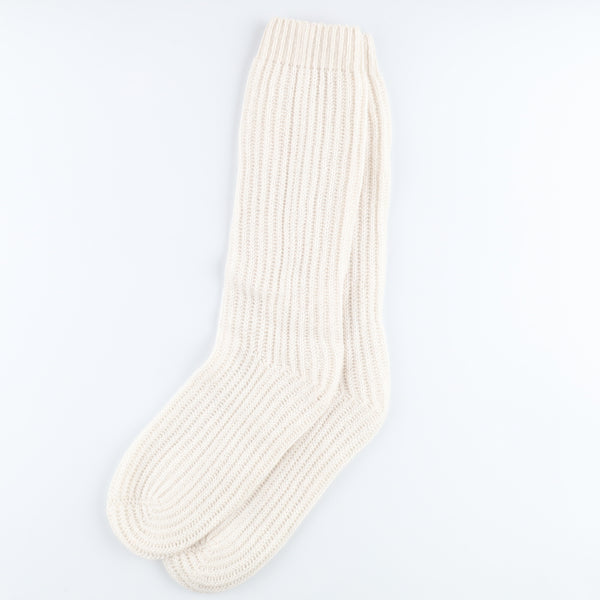 Brand New Scottish Vanilla Cream Luxury Cashmere Bed Socks