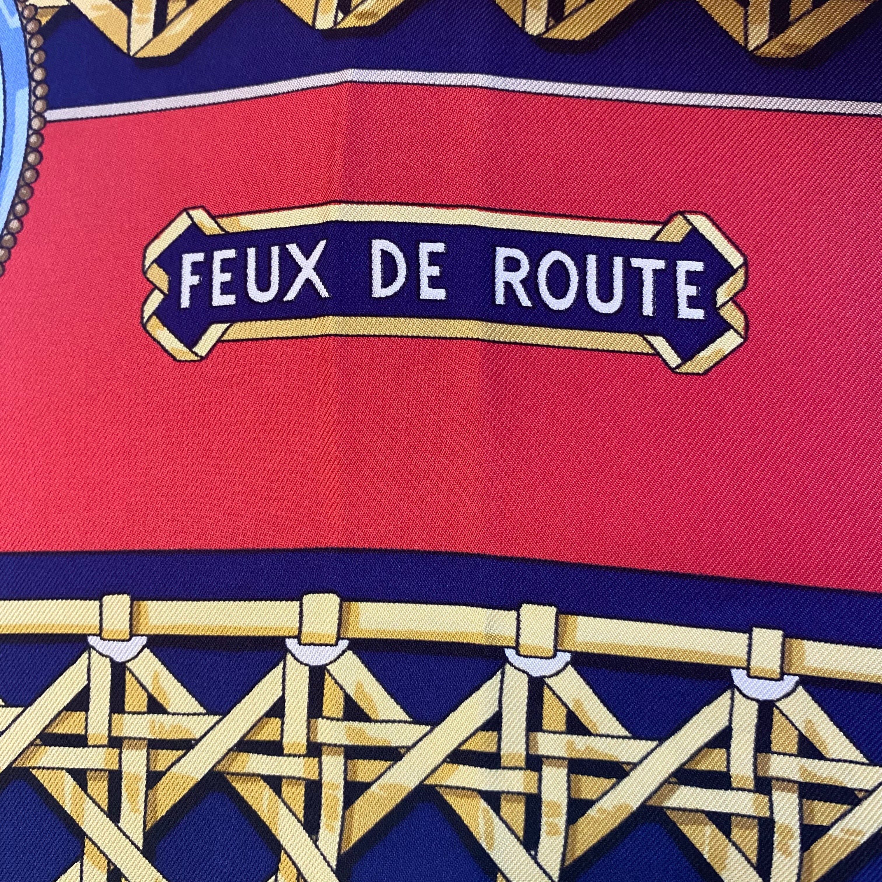 Hermès Feux De Route Silk Scarf