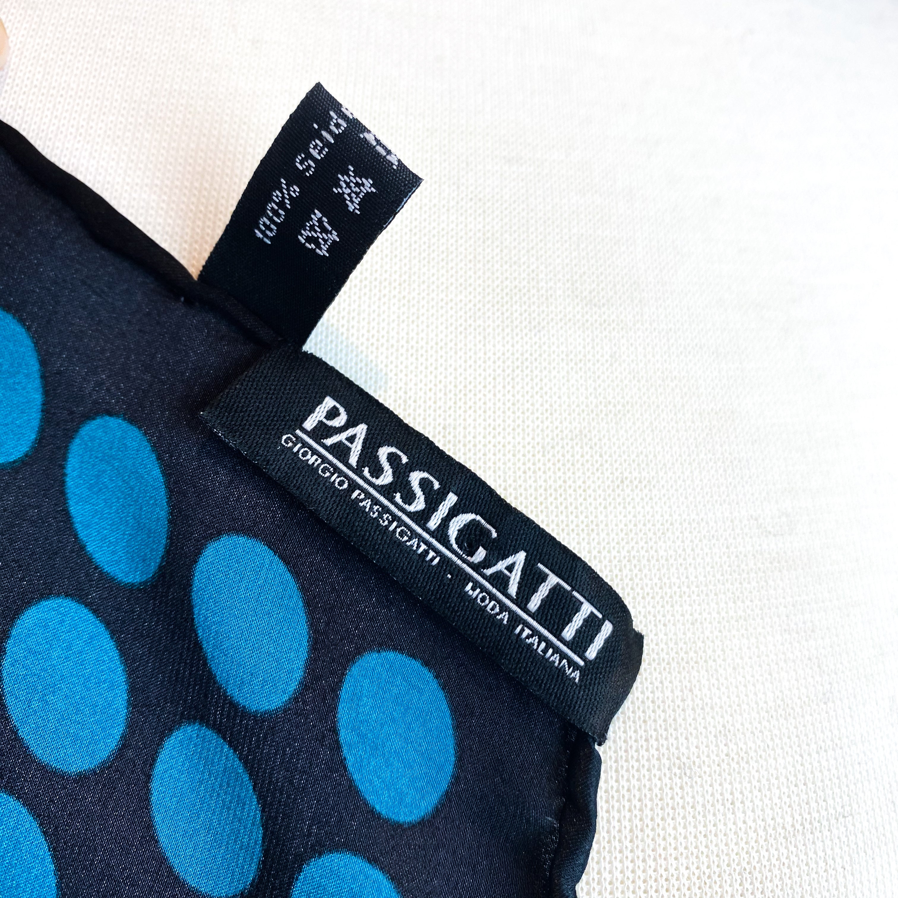 Contemporary Spotted Silk Scarf