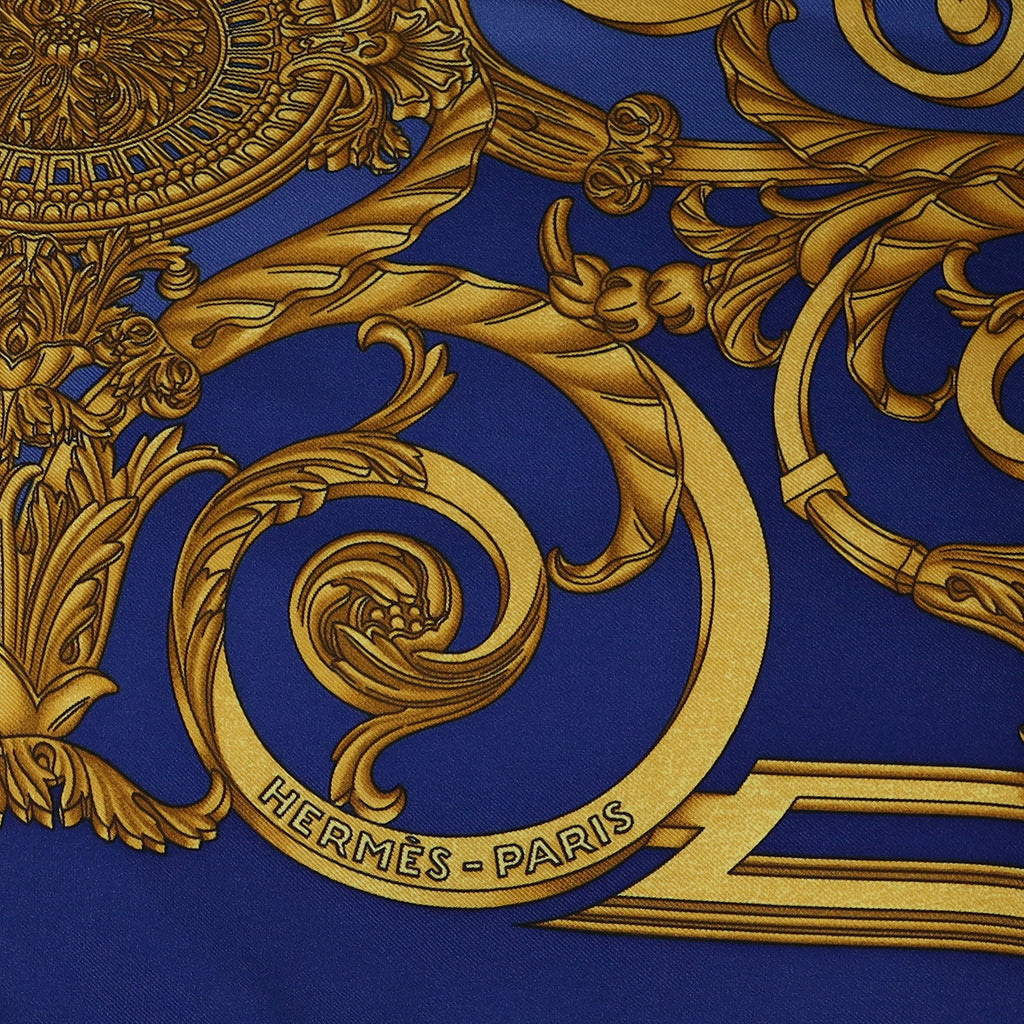 Hermès Les Tuileries Vintage Silk Scarf
