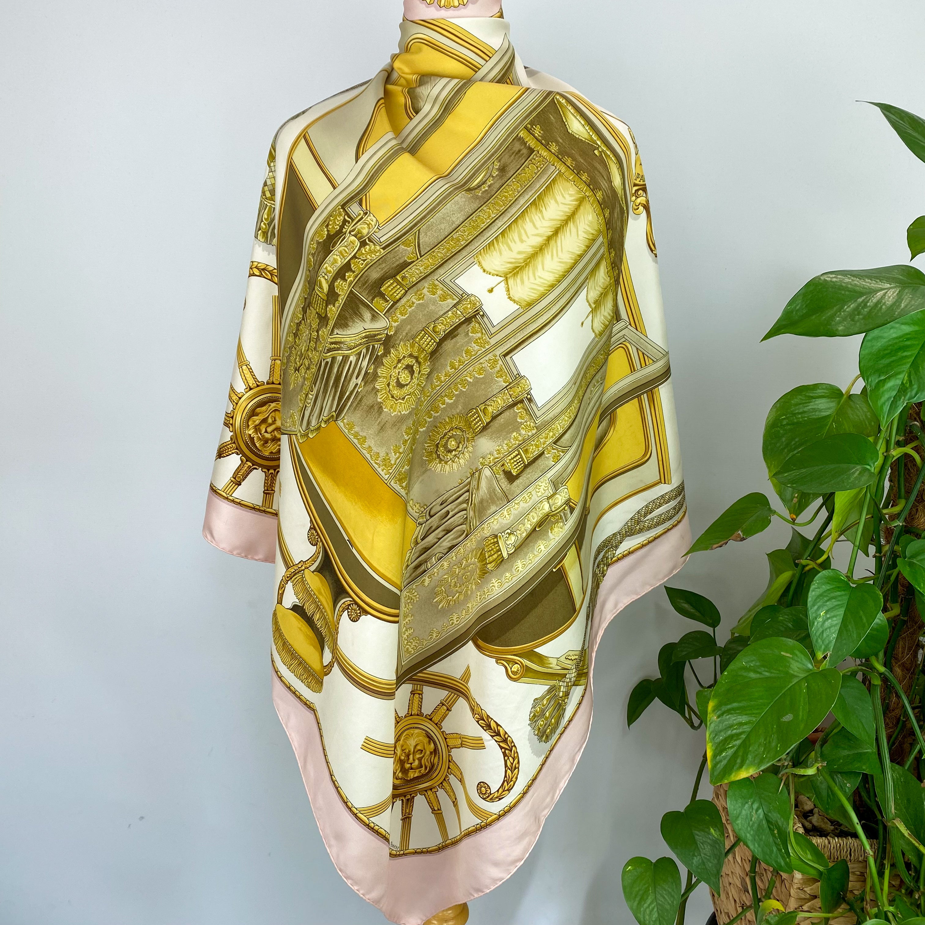 Hermès Coach 1971 Vintage Silk Scarf