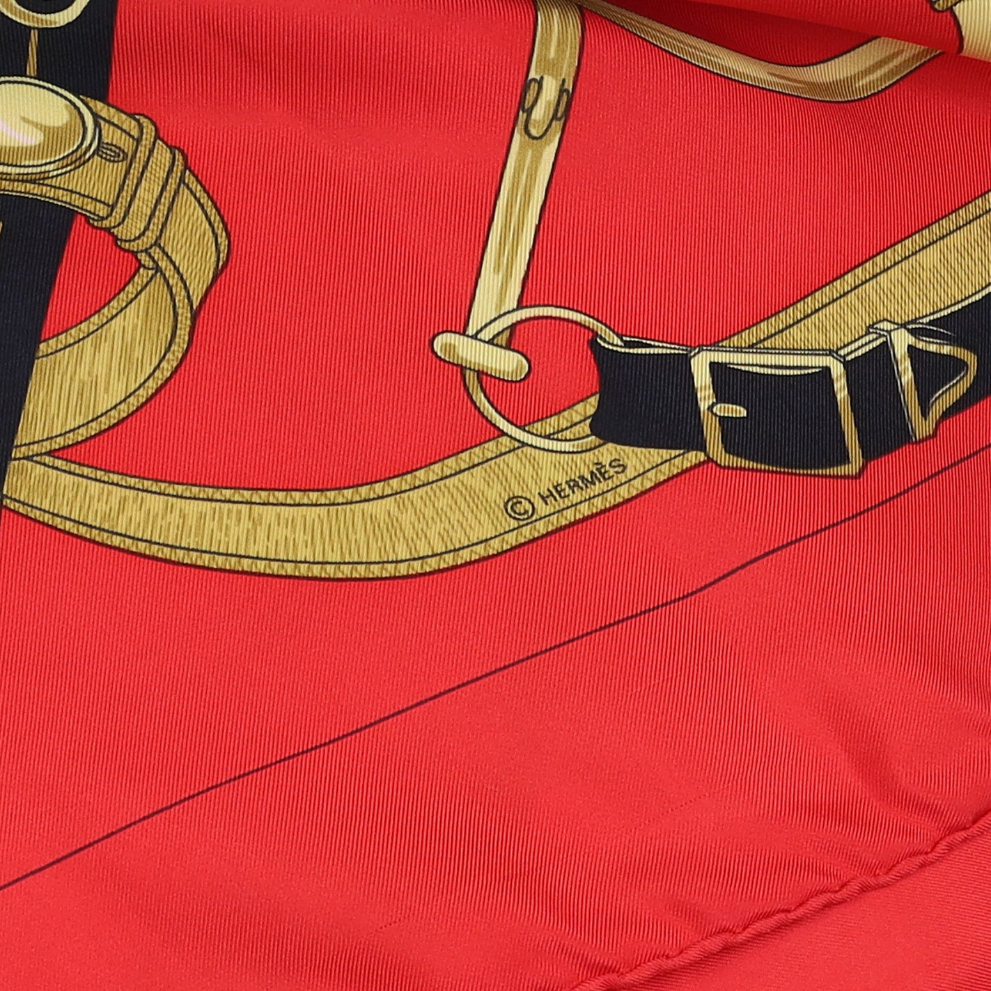 Hermès Eperon d’Or Silk Scarf