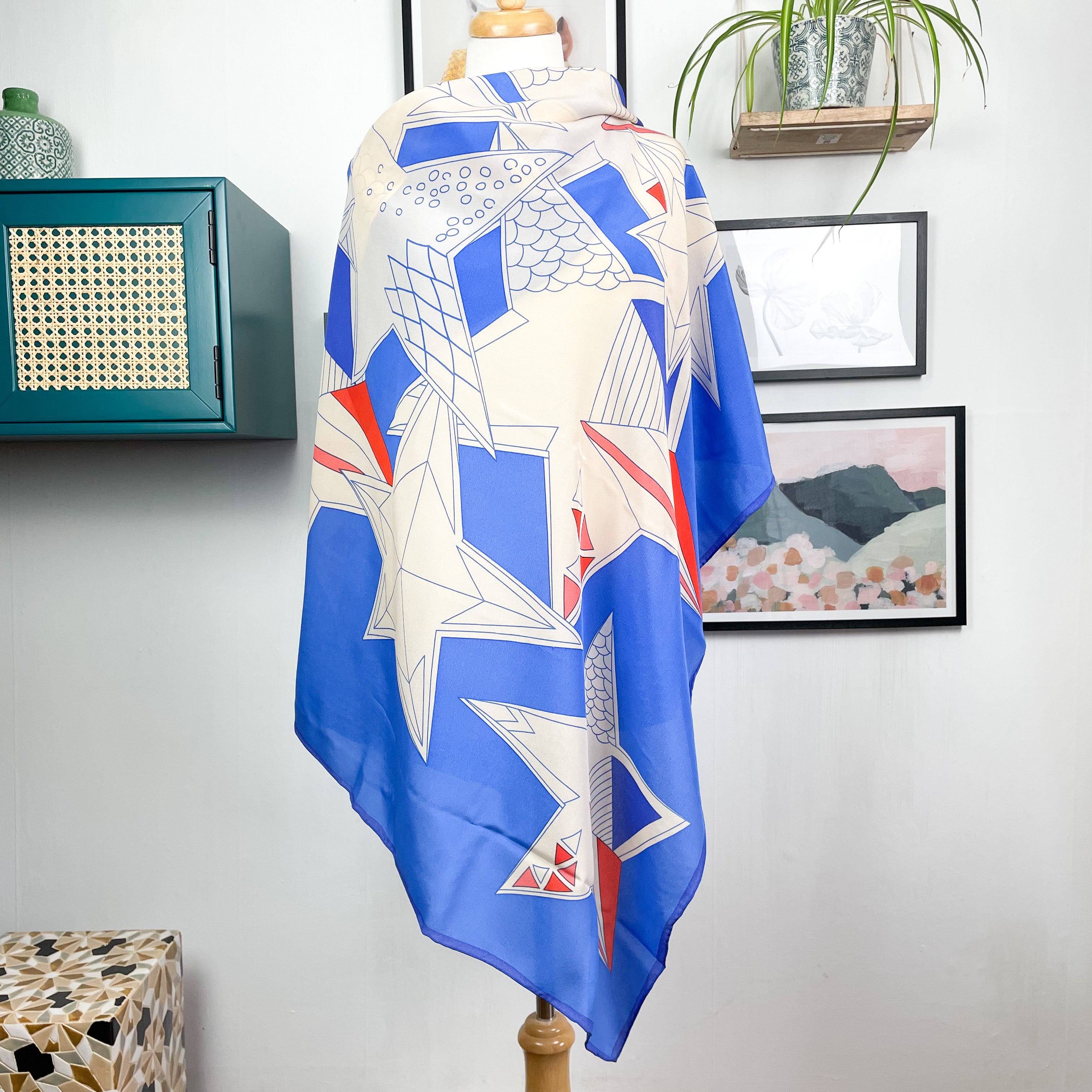 Brand New Extra Large Beck Sondergaard Silk Scarf