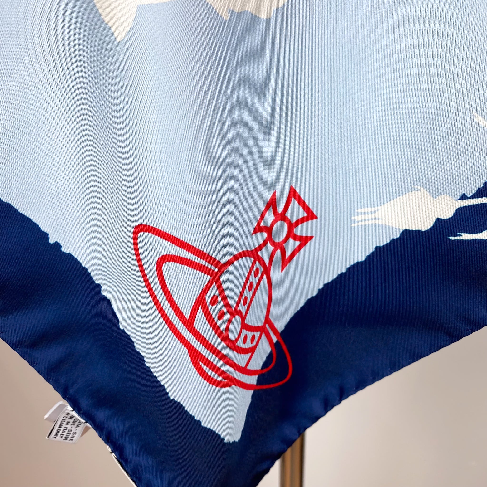 Immaculate Vivienne Westwood Designer Silk Scarf