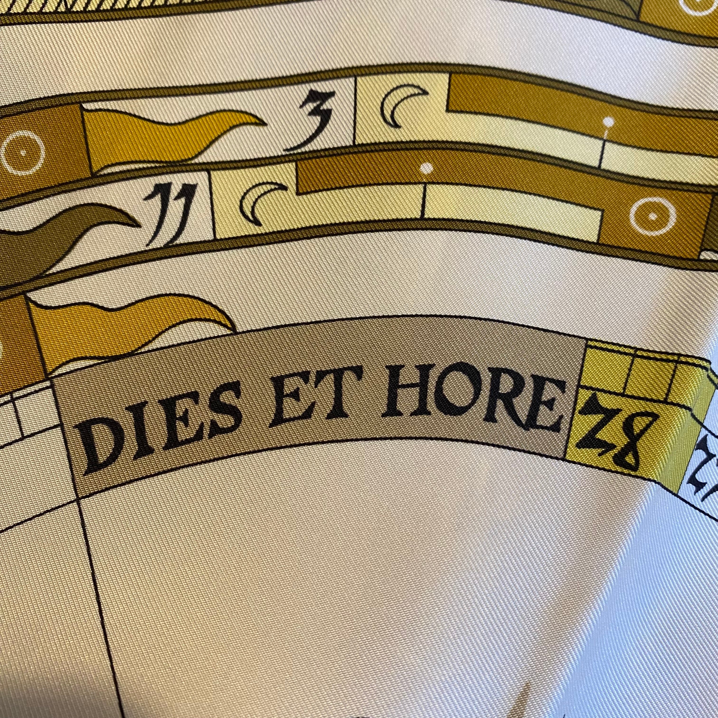 Hermès Dies et Hore Atrologie Silk Scarf