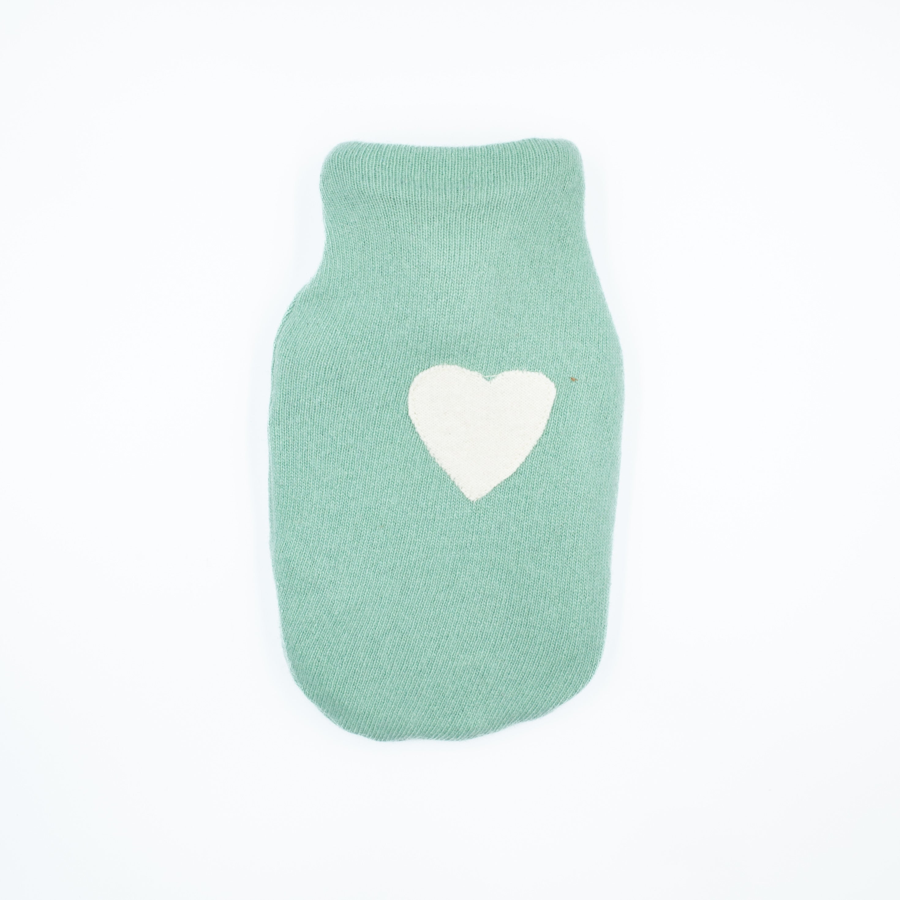 Mint Green Cashmere Small Hot Water Bottle