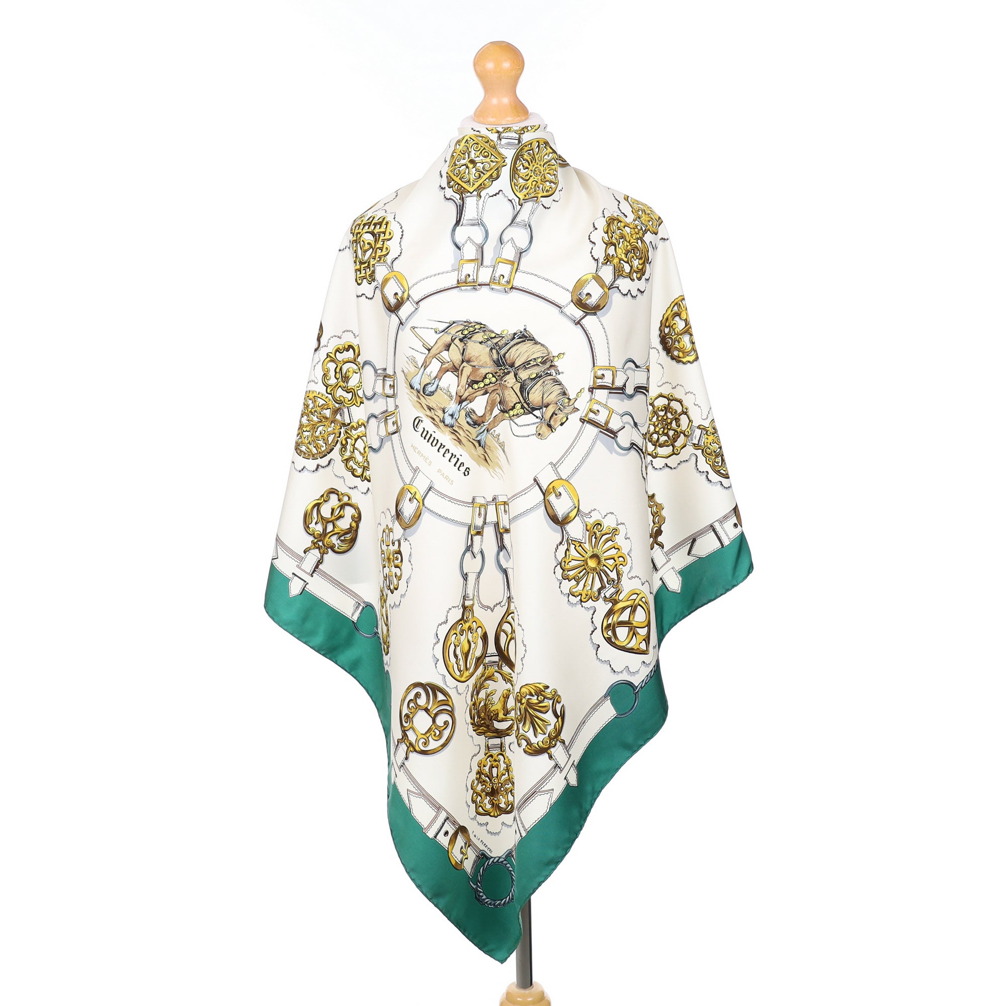Hermès Cuivreries Silk Scarf