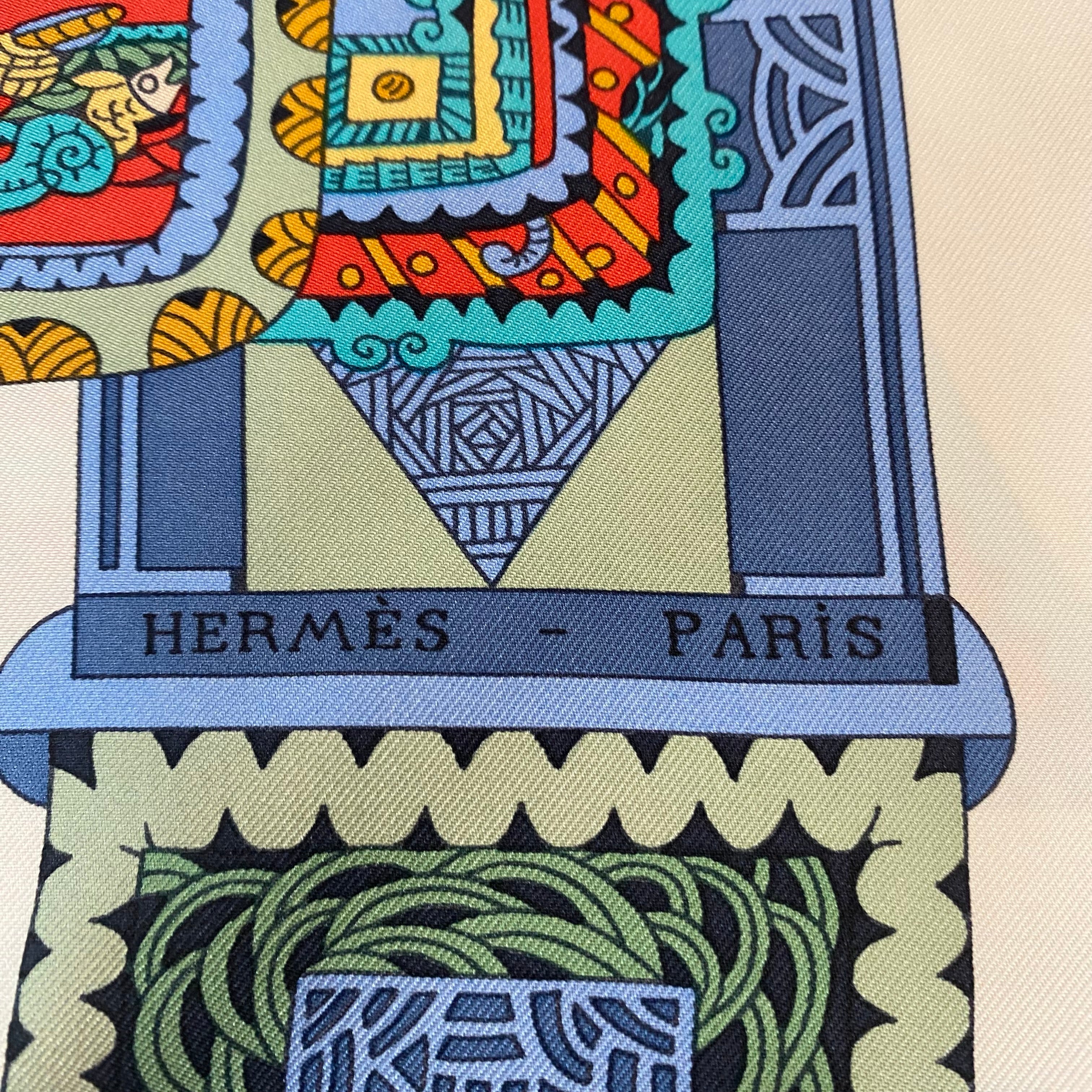 Hermès Astres et Soleils Silk Scarf