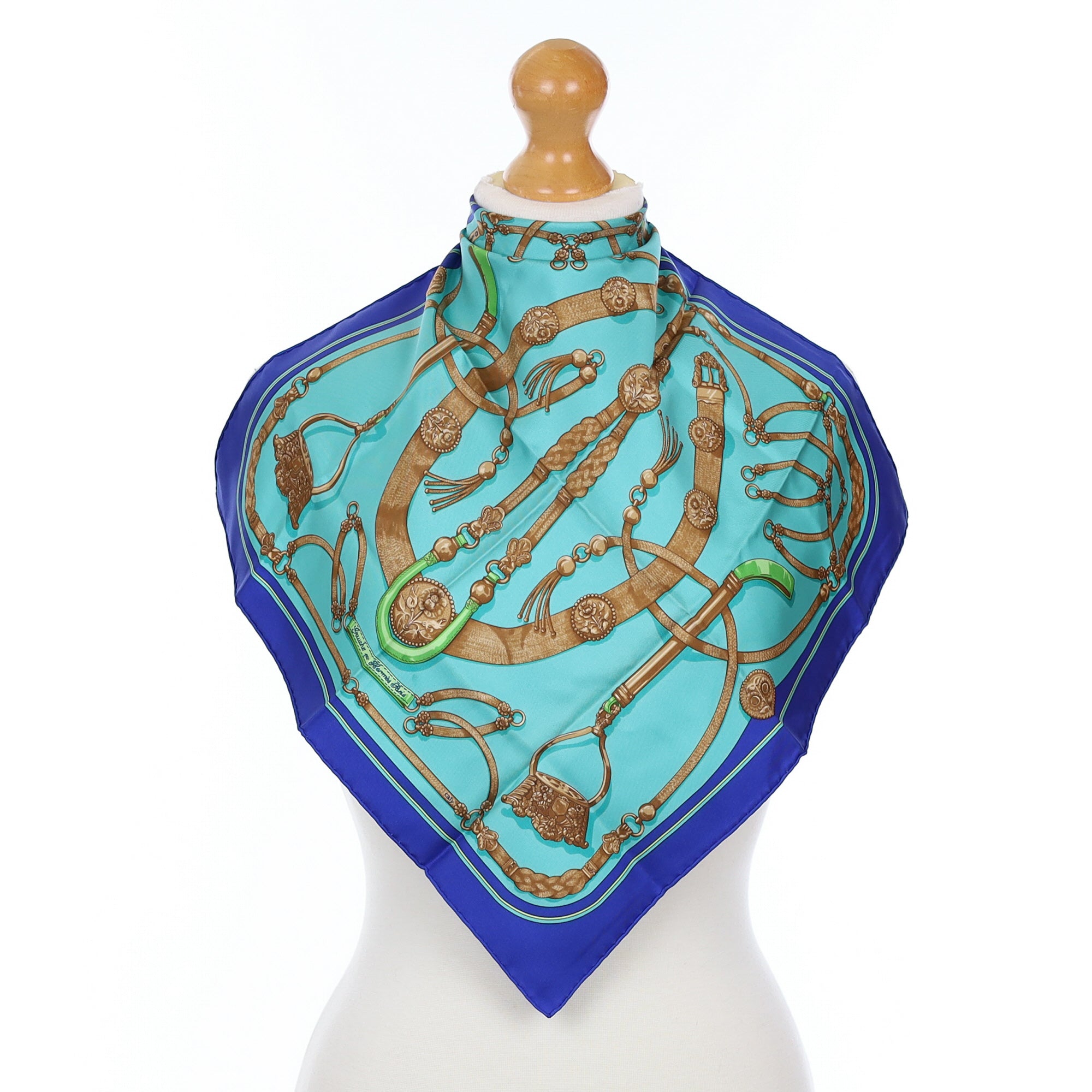 Hermès Gaucho Par Silk Scarf