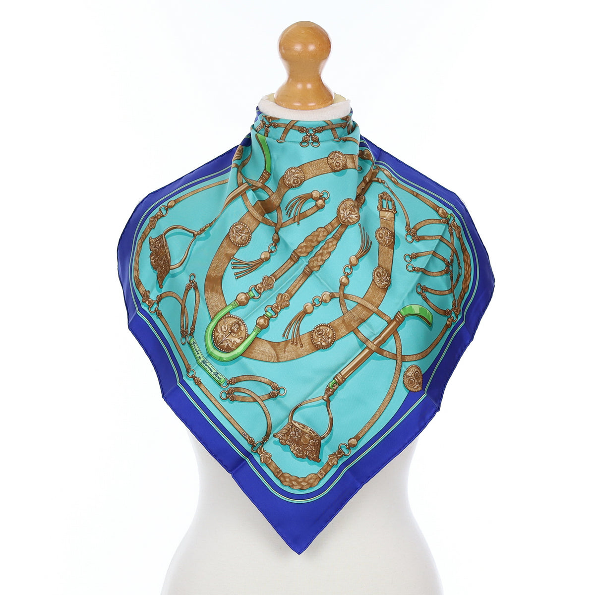 Hermès Gaucho Par Silk Scarf