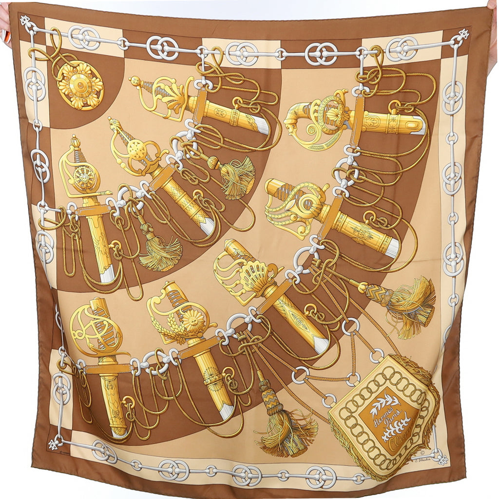 Hermès Cliquetis Silk Scarf