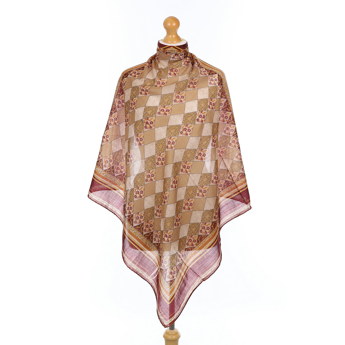 Brand New 1970’s Ostinelli Vintage Cashmere & Silk Scarf