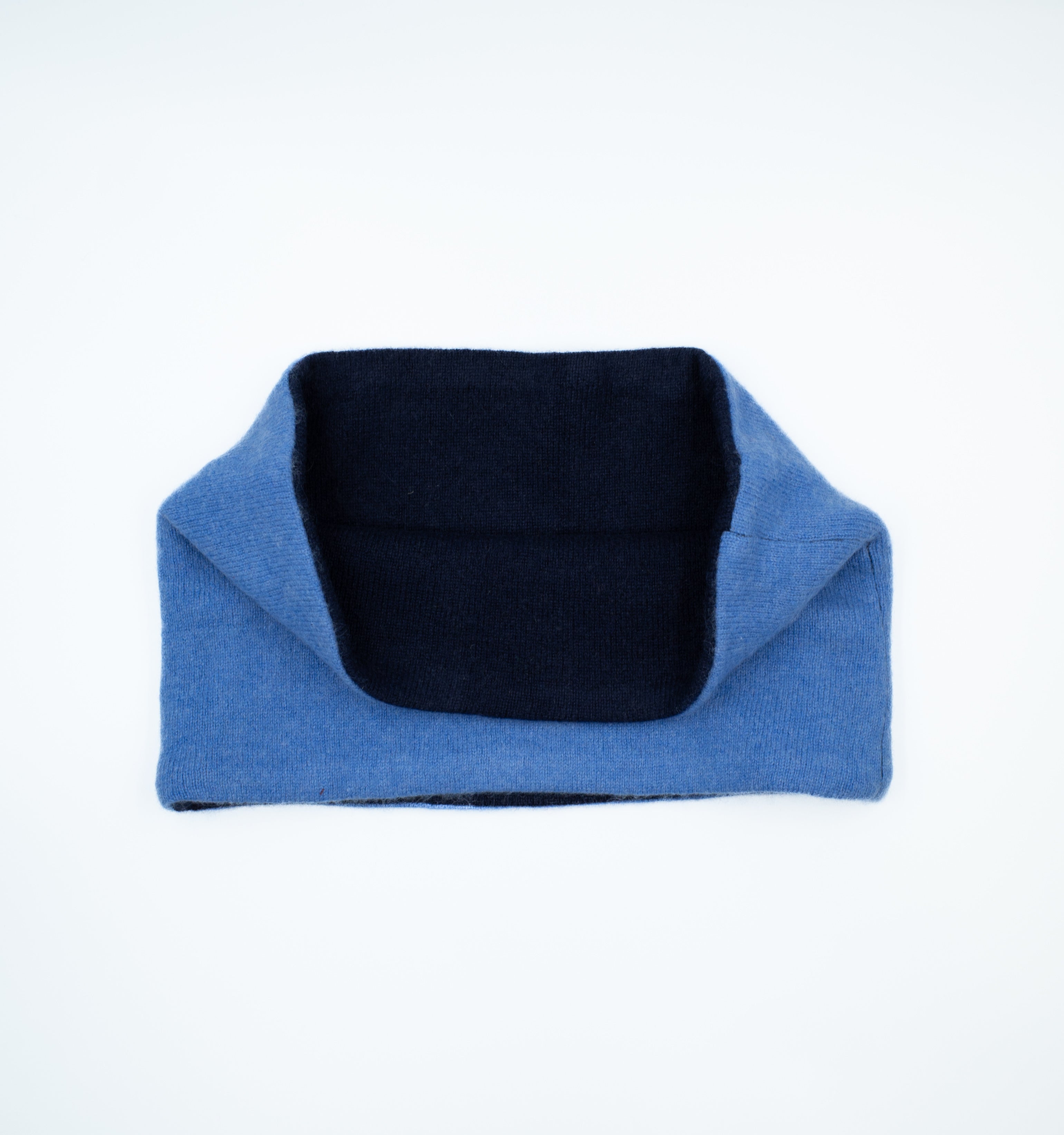 Men’s Cornflower Blue and Black Neck Warmer