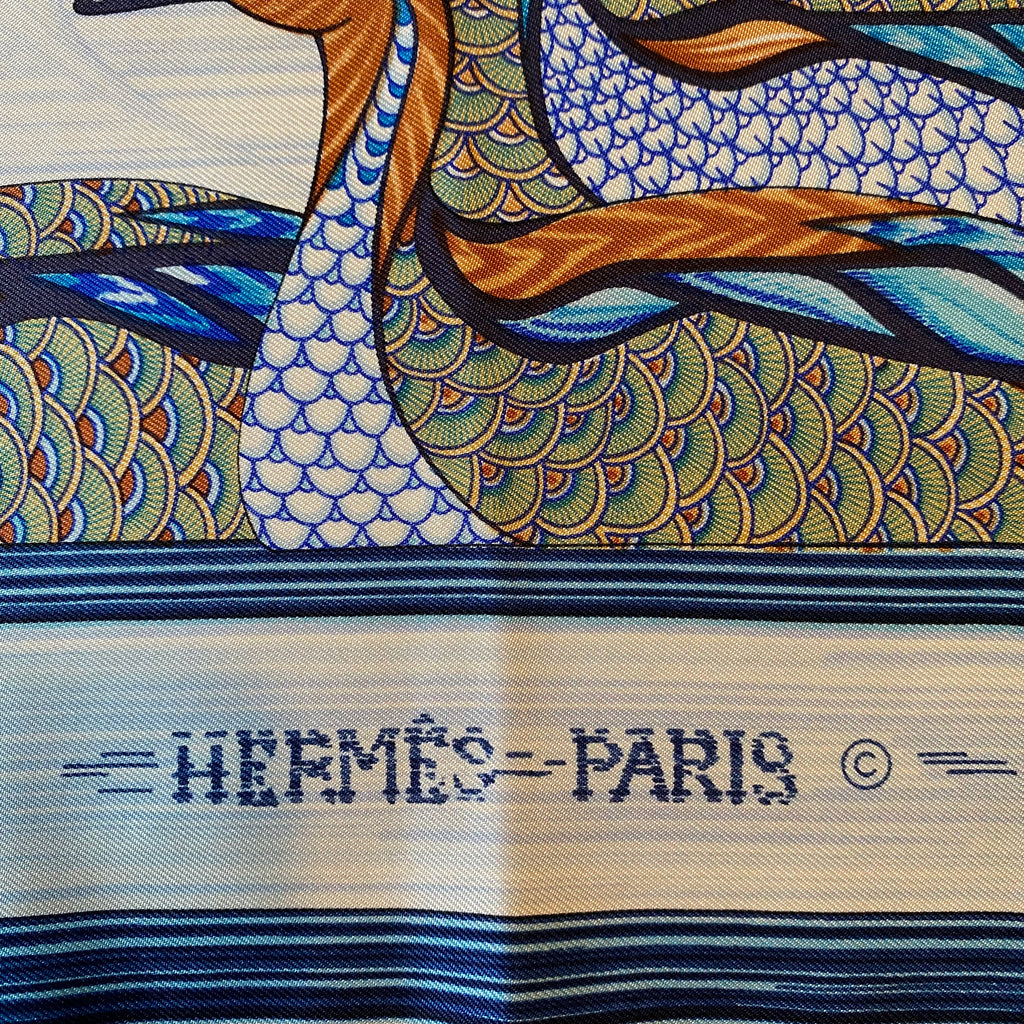 Hermès La Mare aux Canards Vintage Silk Scarf