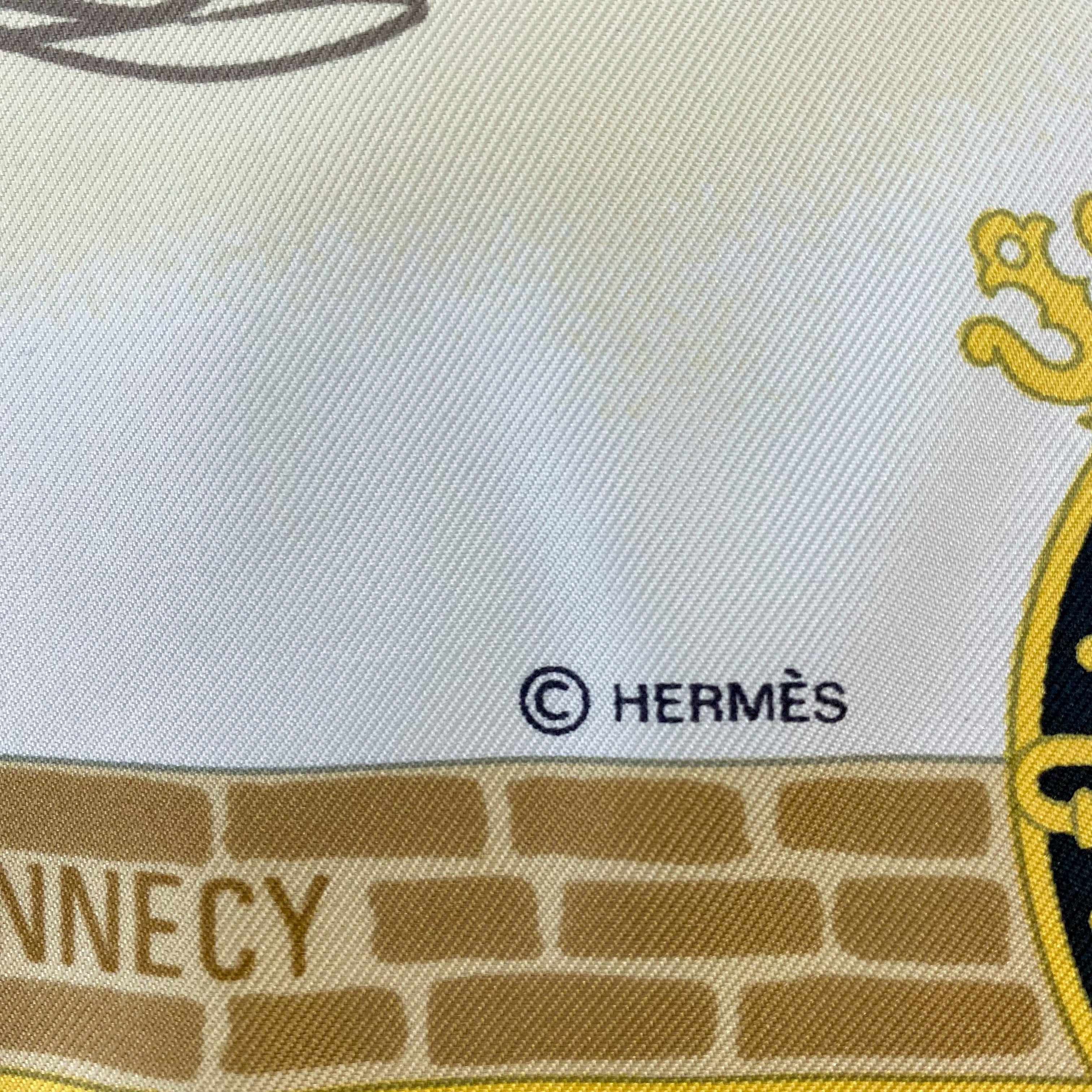 Hermès Les Haras Nationaux Silk Scarf