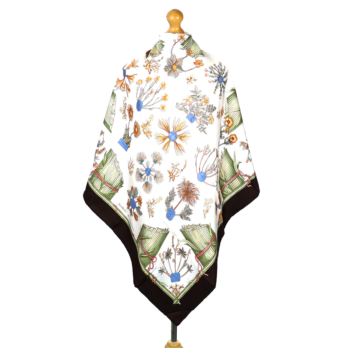Brand New Boxed Hermès Herbier de Gavarnie Silk Scarf Quite Rare